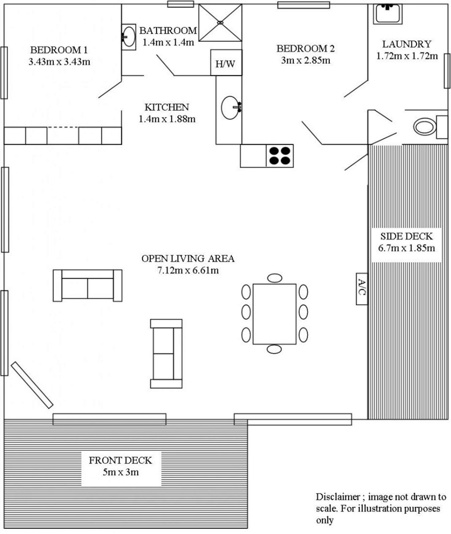 Floorplan of Homely house listing, 33 James Well Road, James Well SA 5571