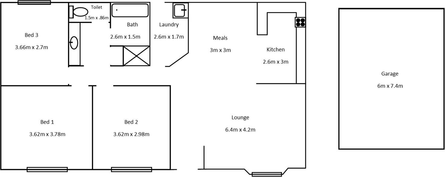 Floorplan of Homely house listing, 3 Angus Road, Tiddy Widdy Beach SA 5571