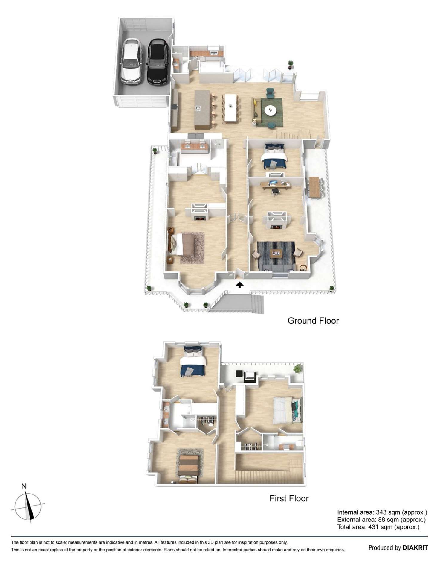 Floorplan of Homely house listing, 8 & 10 Athol Street, Moonee Ponds VIC 3039