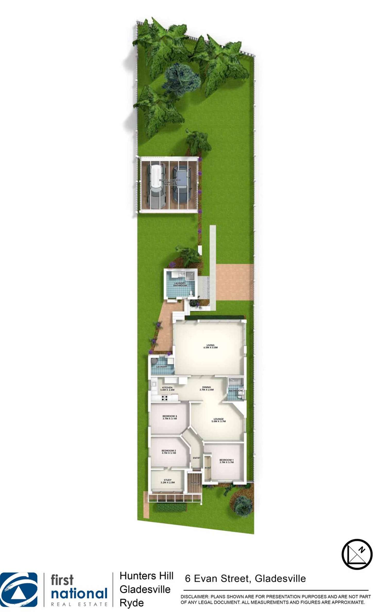 Floorplan of Homely house listing, 6 Evan Street, Gladesville NSW 2111