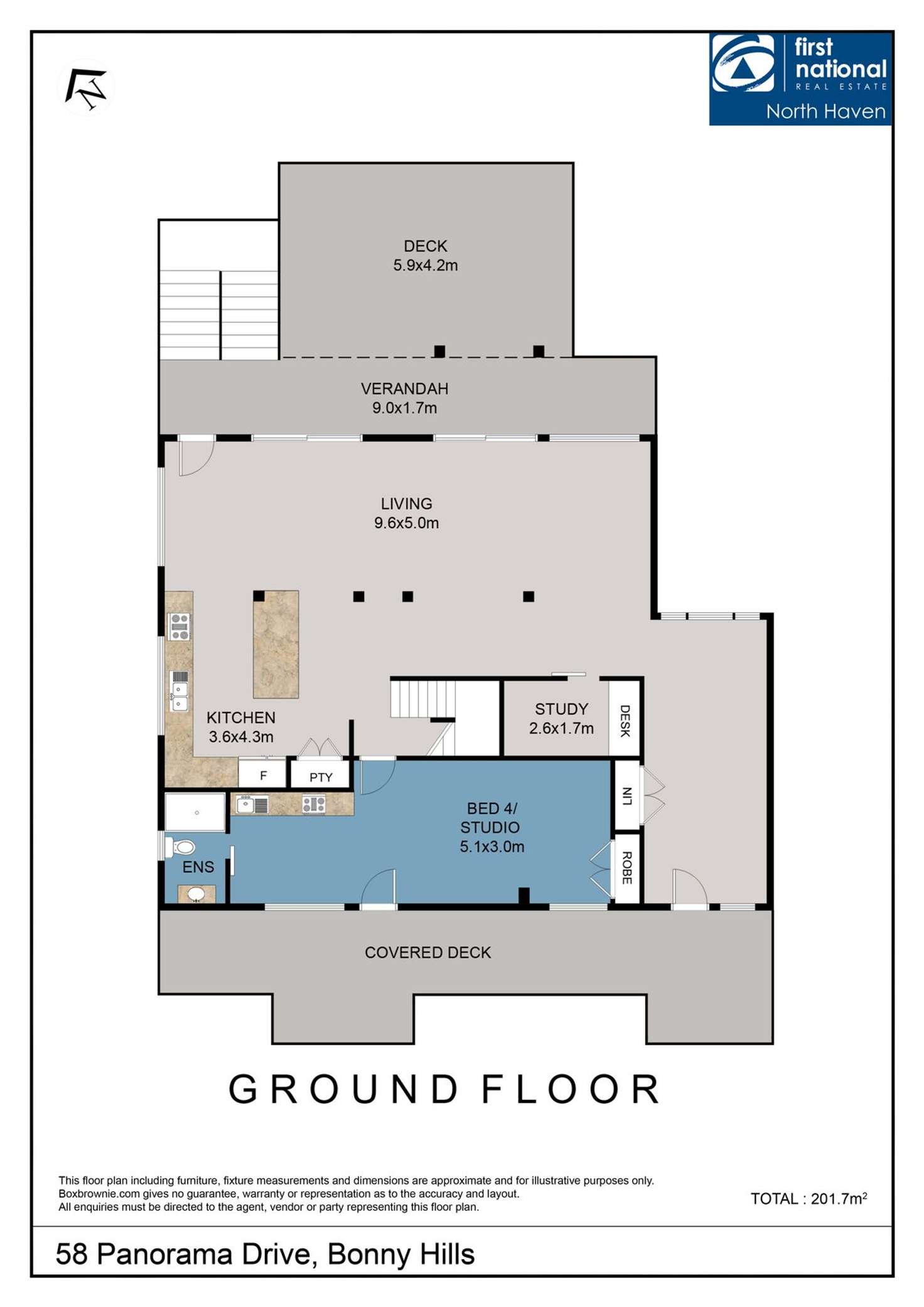 Floorplan of Homely house listing, 58 Panorama Drive, Bonny Hills NSW 2445