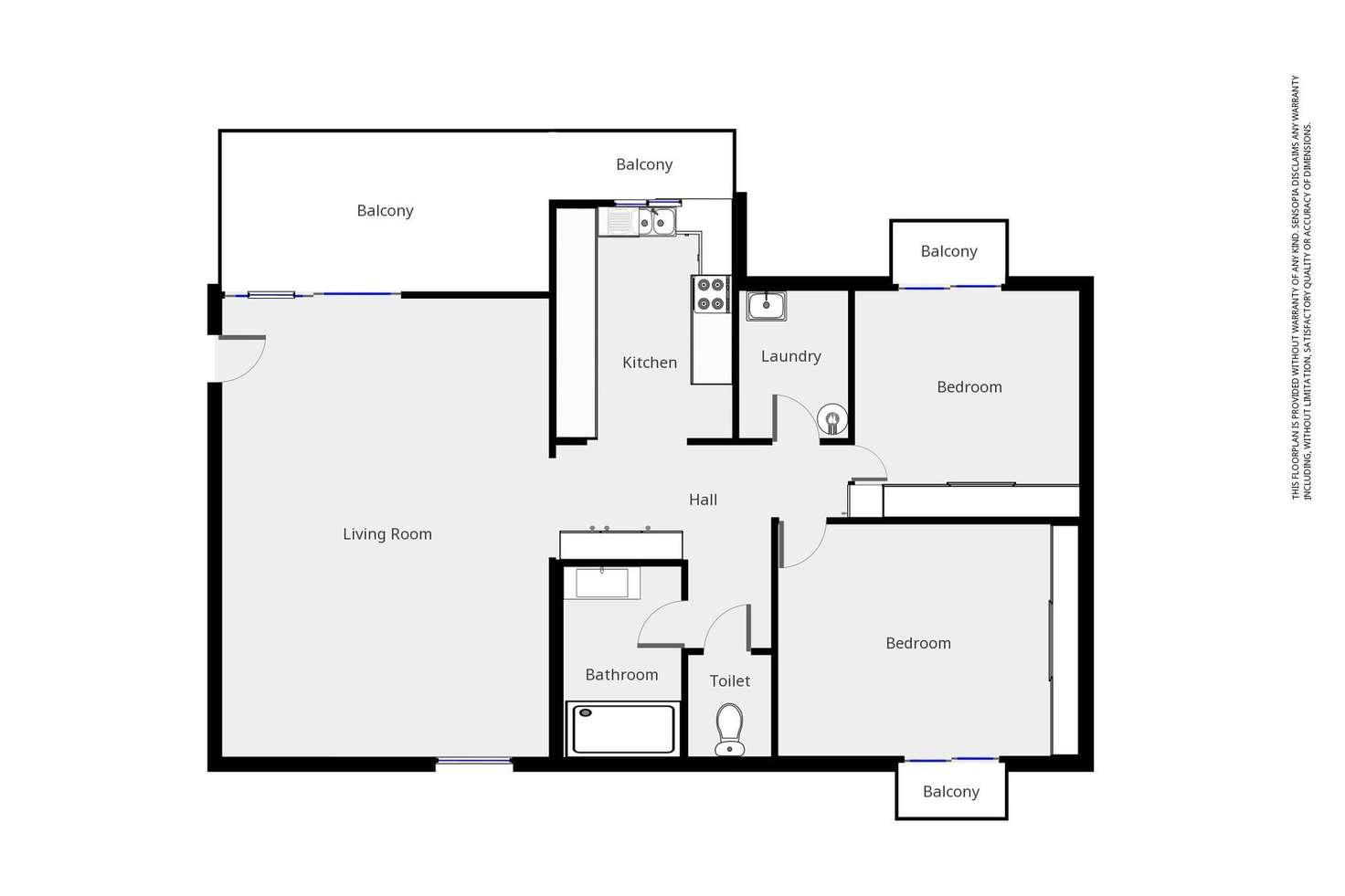 Floorplan of Homely unit listing, 5/22-24 Rutherford Street, Yorkeys Knob QLD 4878