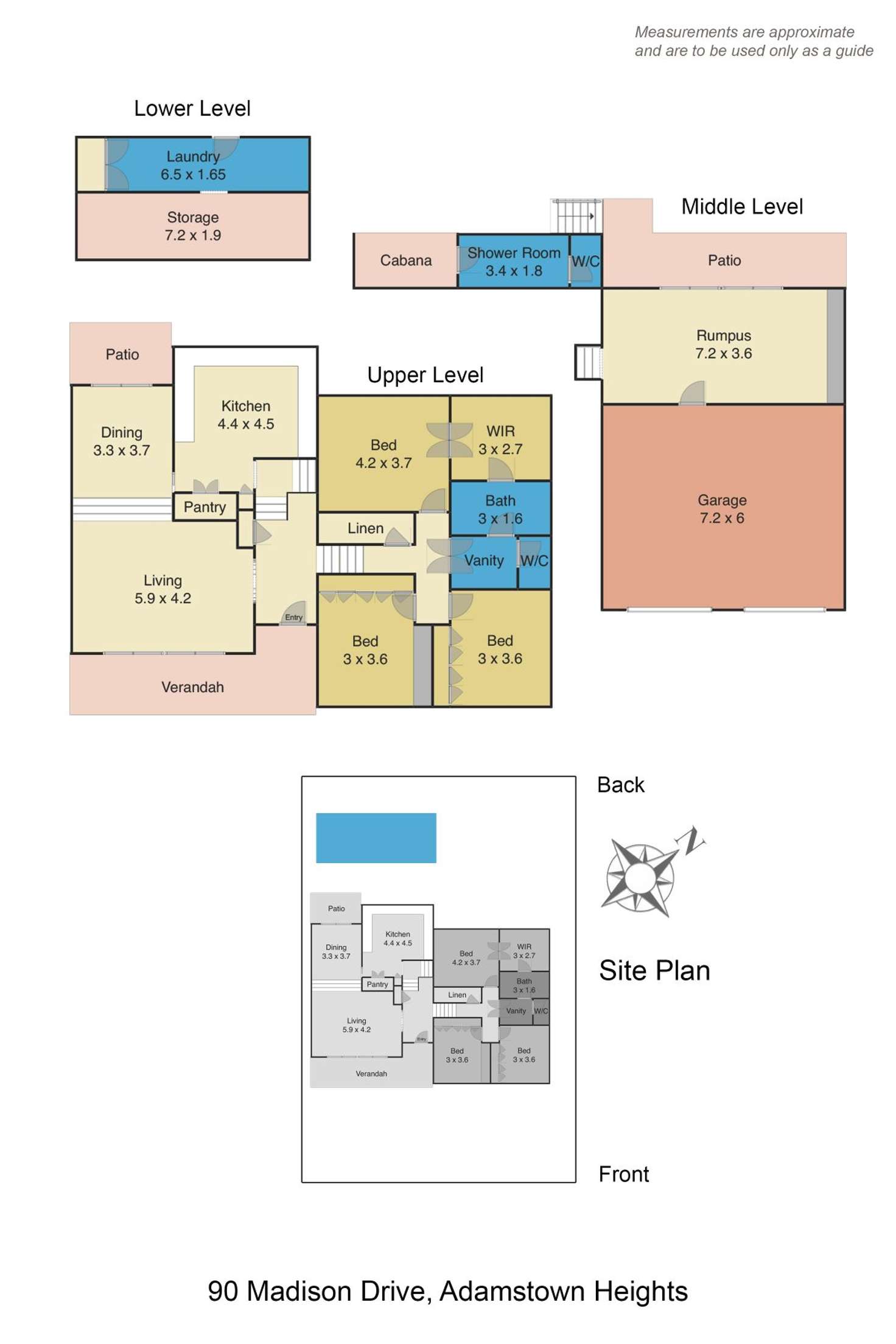 Floorplan of Homely house listing, 90 Madison Drive, Adamstown Heights NSW 2289