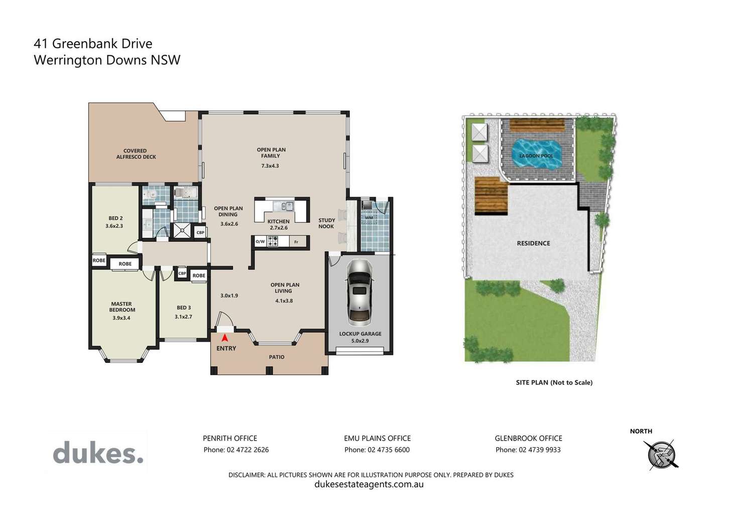 Floorplan of Homely house listing, 41 Greenbank Drive, Werrington Downs NSW 2747