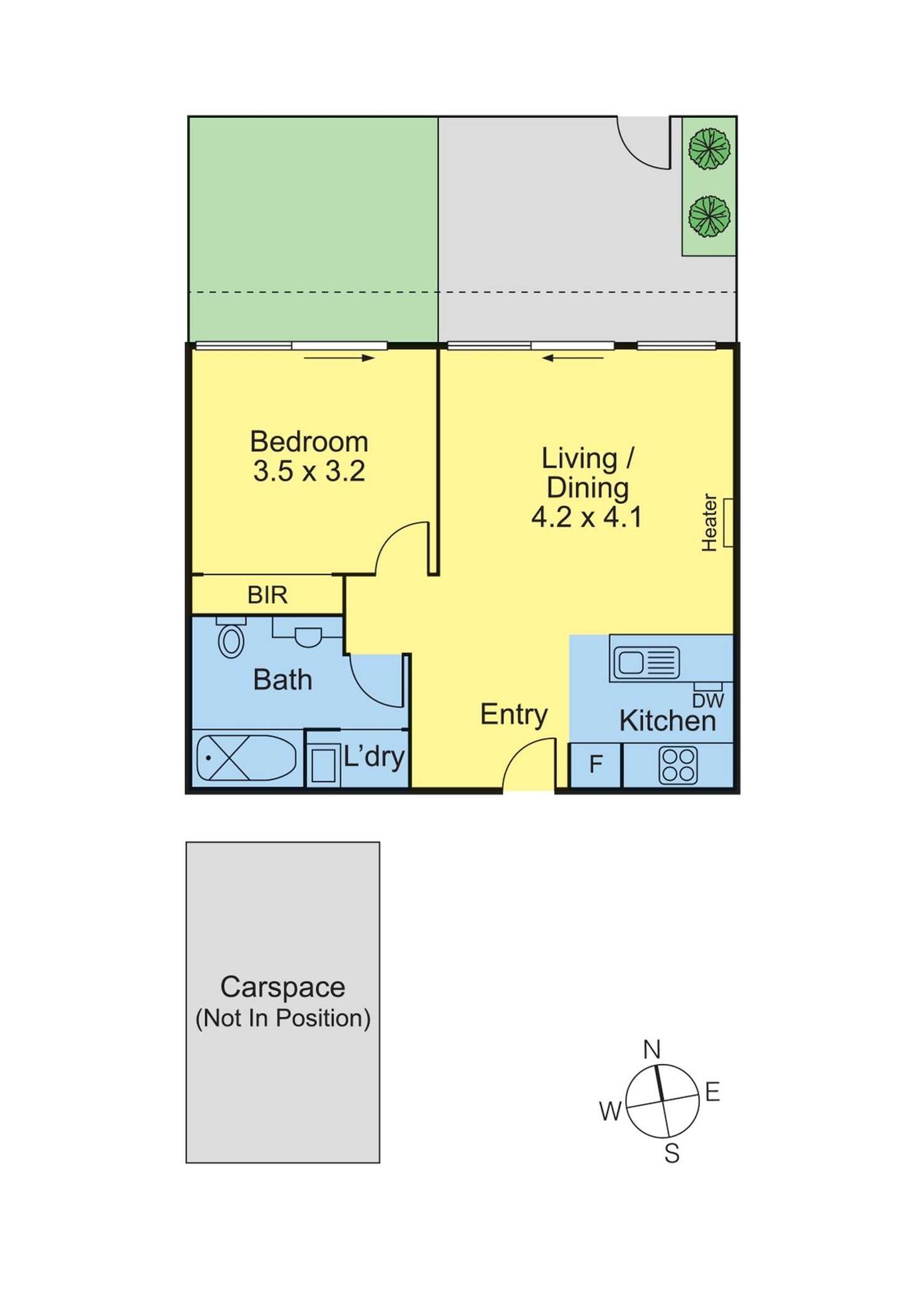 Floorplan of Homely apartment listing, 213/60 Speakmen Street, Kensington VIC 3031
