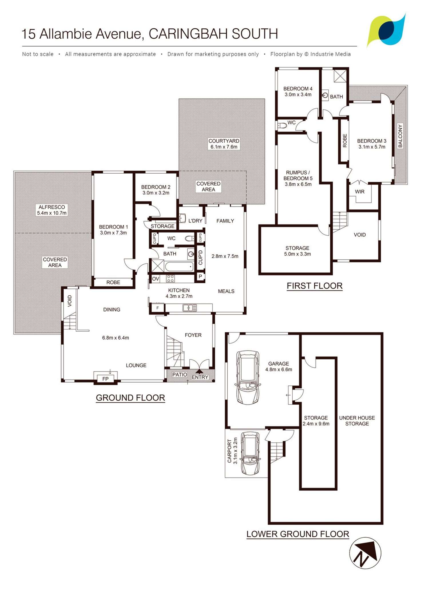 Floorplan of Homely house listing, 15 Allambie Avenue, Caringbah South NSW 2229