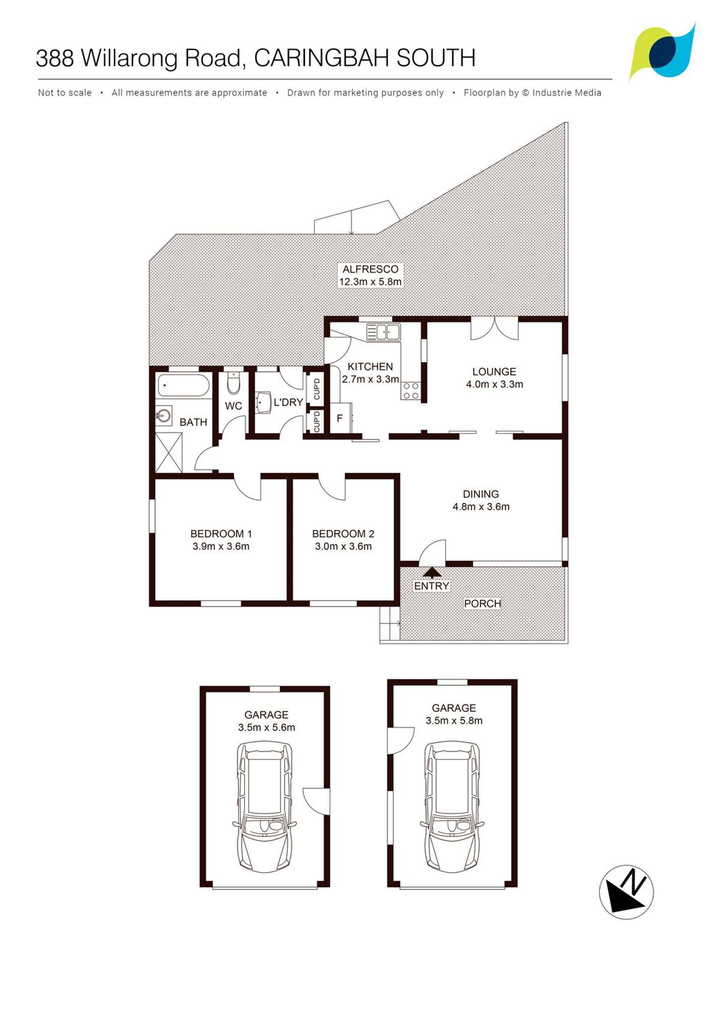 Floorplan of Homely house listing, 388 Willarong Road, Caringbah South NSW 2229
