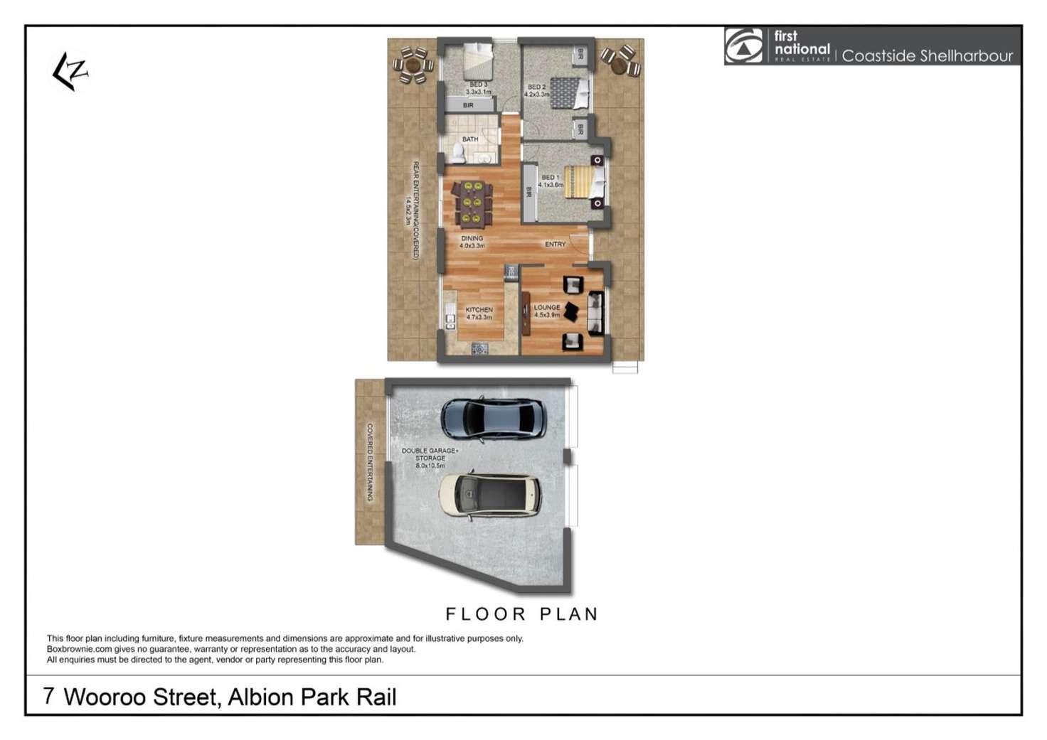 Floorplan of Homely house listing, 7 Wooroo Street, Albion Park Rail NSW 2527