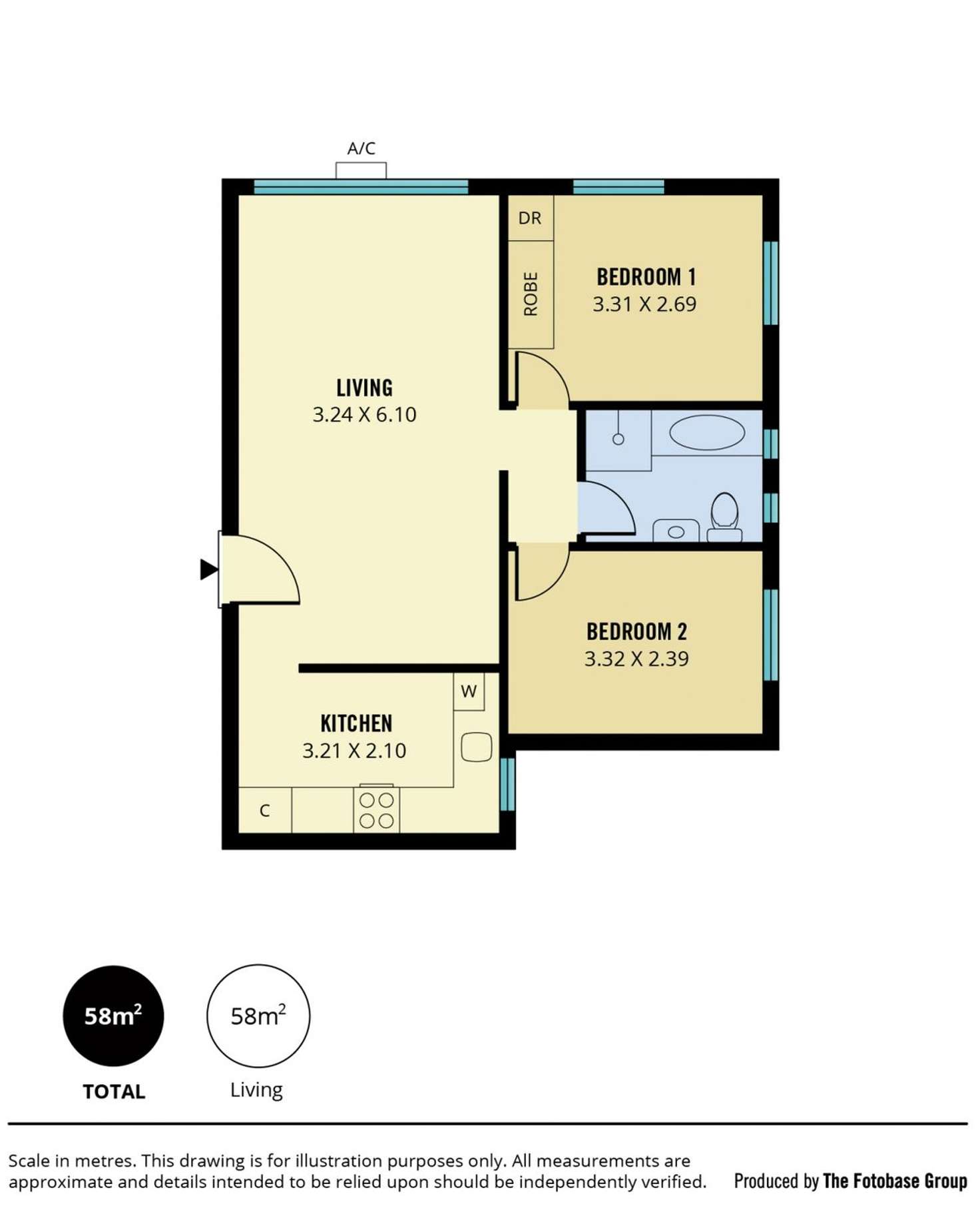Floorplan of Homely unit listing, 2/26 Stonehouse Avenue, Camden Park SA 5038