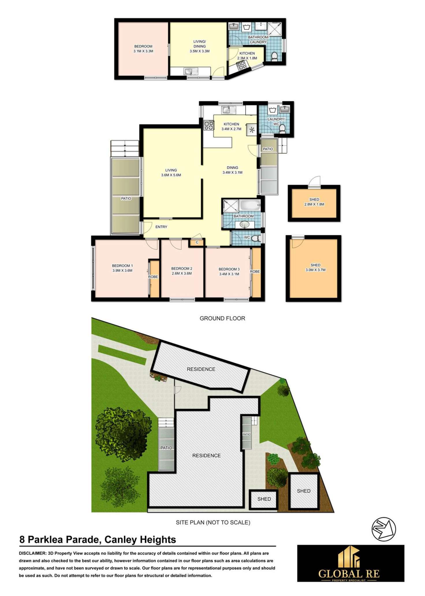 Floorplan of Homely house listing, 8 Parklea Parade, Canley Heights NSW 2166