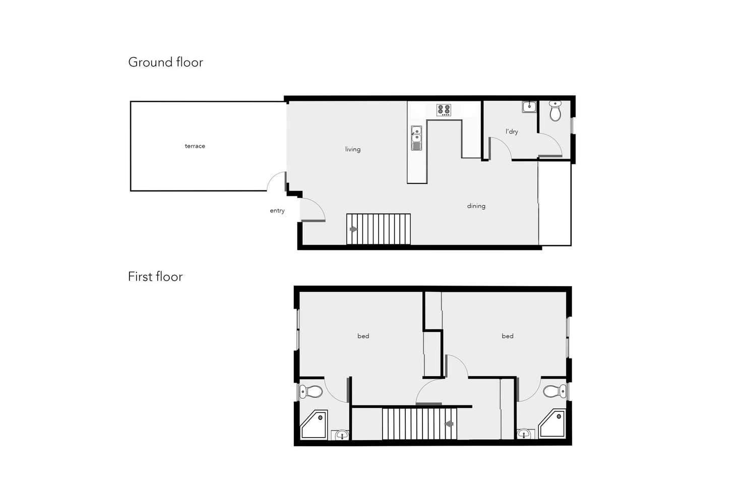 Floorplan of Homely townhouse listing, 406/11-15 Charlekata Close, Freshwater QLD 4870