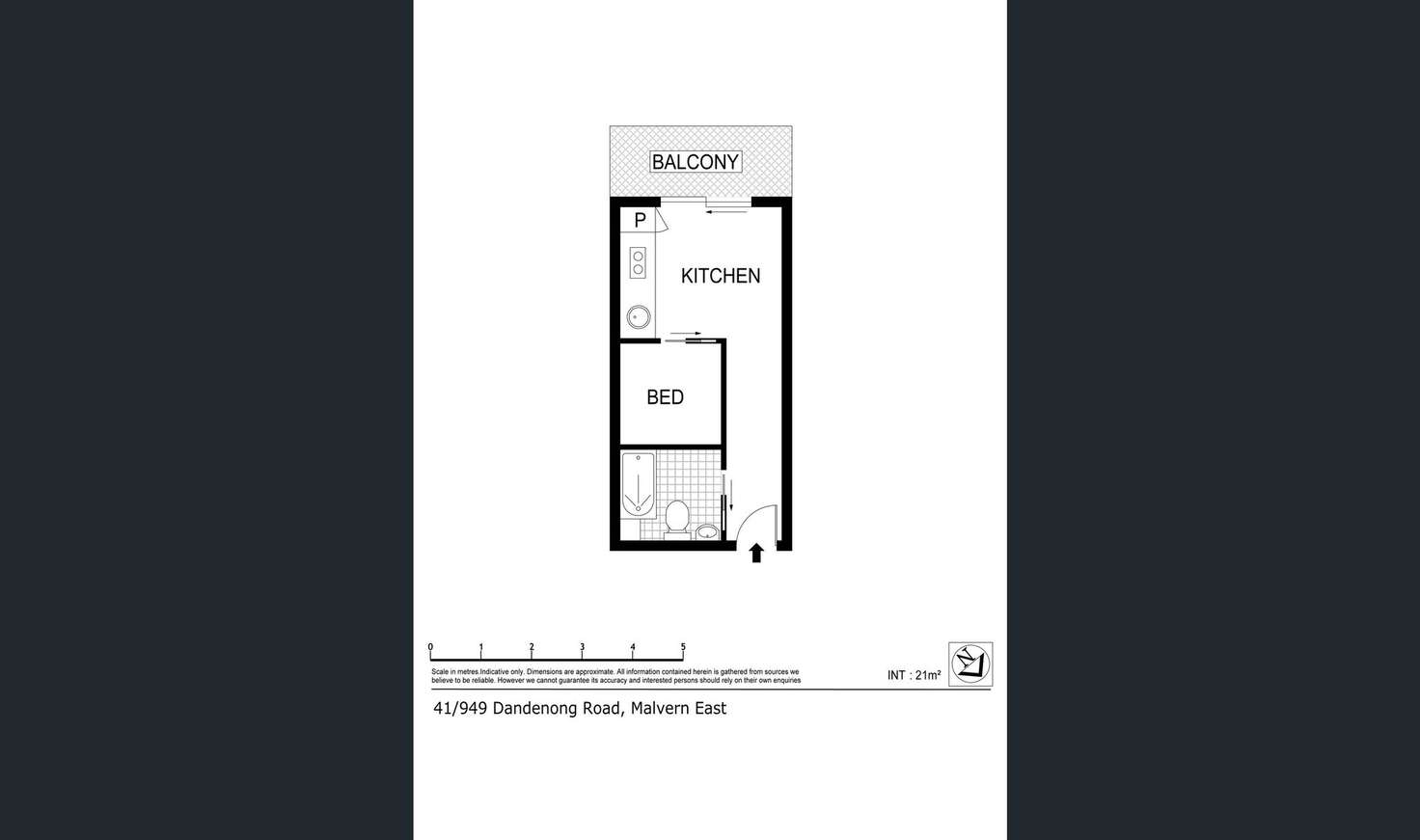 Floorplan of Homely apartment listing, 41/949 Dandenong Road, Malvern East VIC 3145