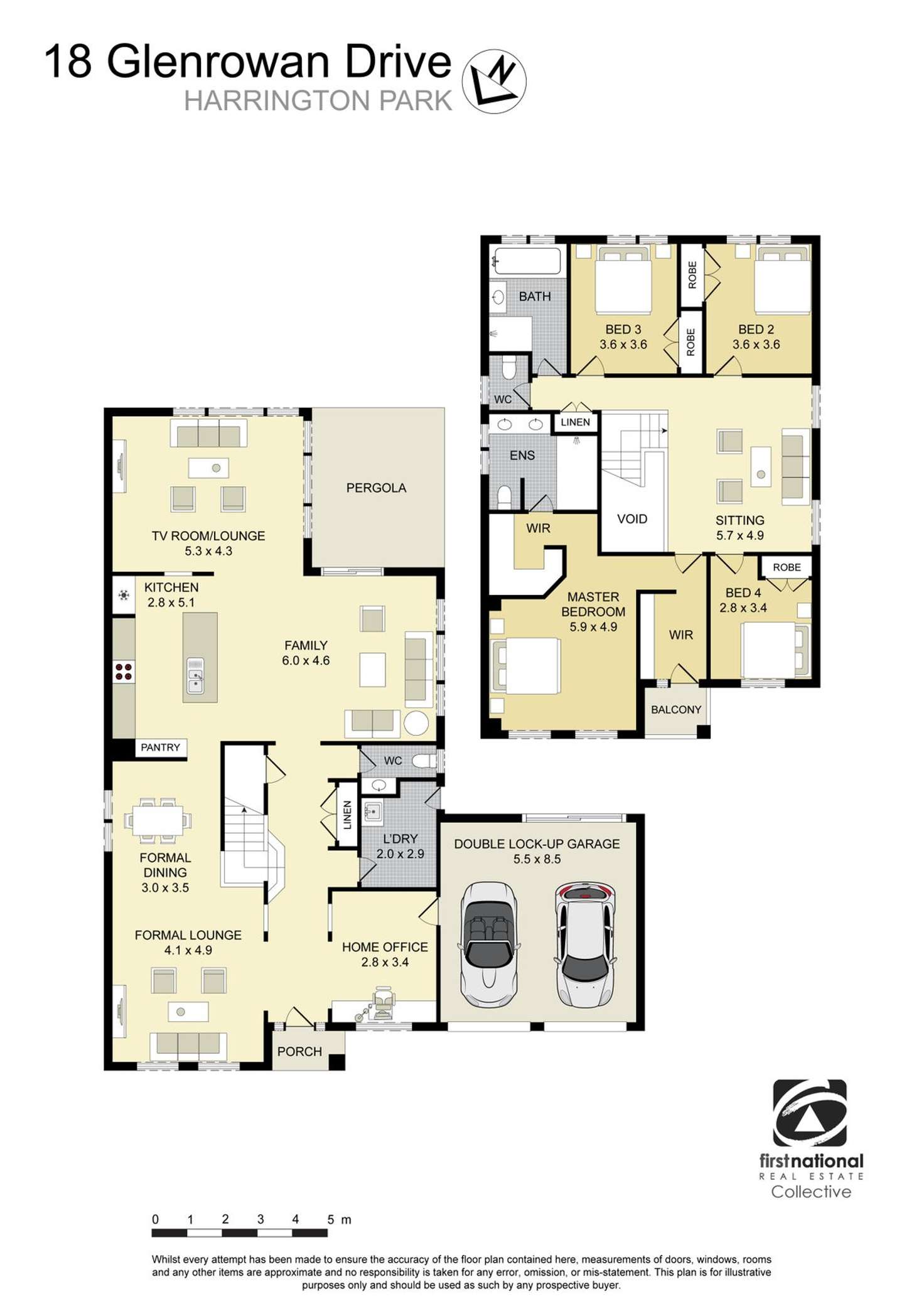 Floorplan of Homely house listing, 18 Glenrowan Drive, Harrington Park NSW 2567