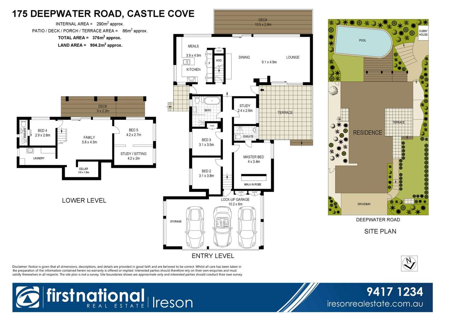 Floorplan of Homely house listing, 175 Deepwater Road, Castle Cove NSW 2069