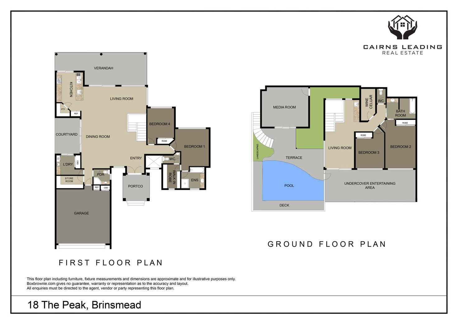 Floorplan of Homely house listing, 18 The Peak Road, Brinsmead QLD 4870