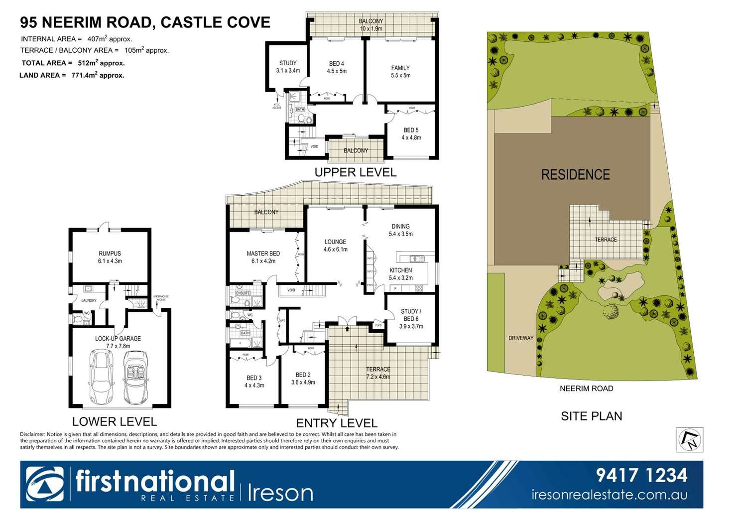 Floorplan of Homely house listing, 95 Neerim Road, Castle Cove NSW 2069