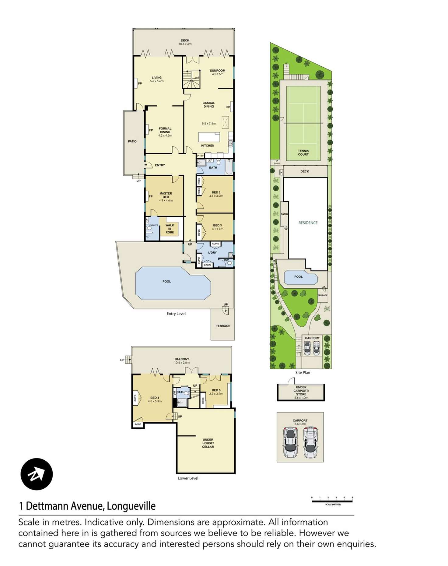 Floorplan of Homely house listing, 1 Dettmann Avenue, Longueville NSW 2066