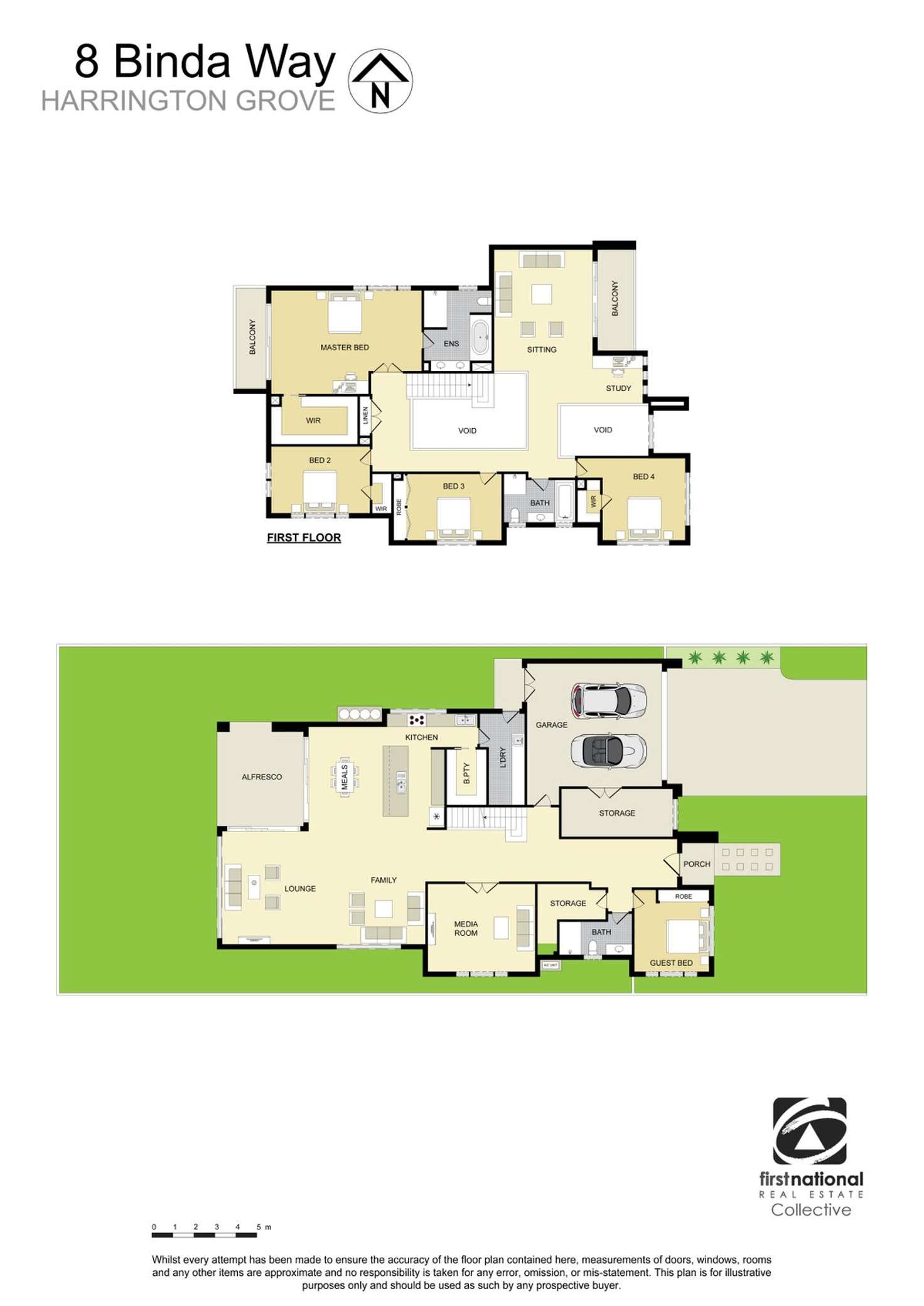 Floorplan of Homely house listing, 8 Binda Way, Harrington Park NSW 2567