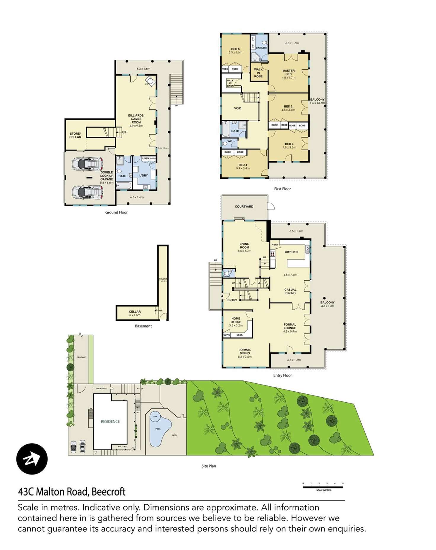 Floorplan of Homely house listing, 43C Malton Road, Beecroft NSW 2119