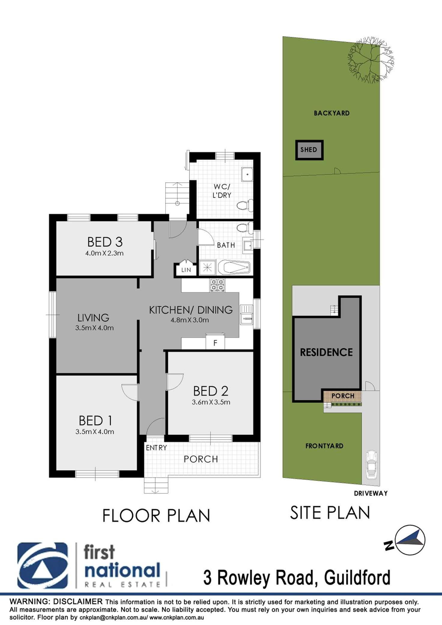 Floorplan of Homely house listing, 3 Rowley rd, Guildford NSW 2161