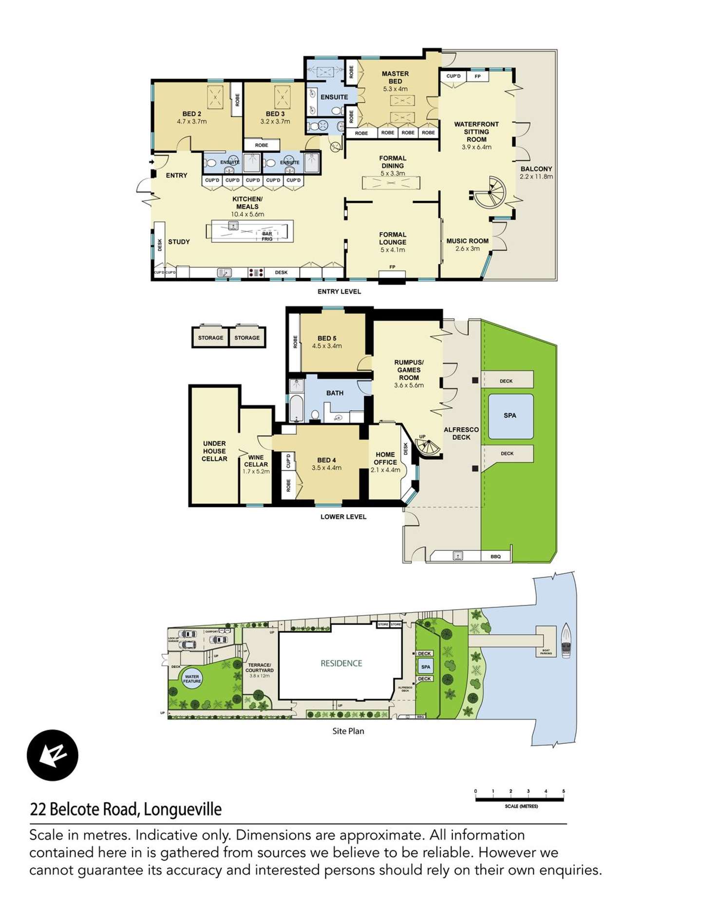 Floorplan of Homely house listing, 22 Belcote Road, Longueville NSW 2066