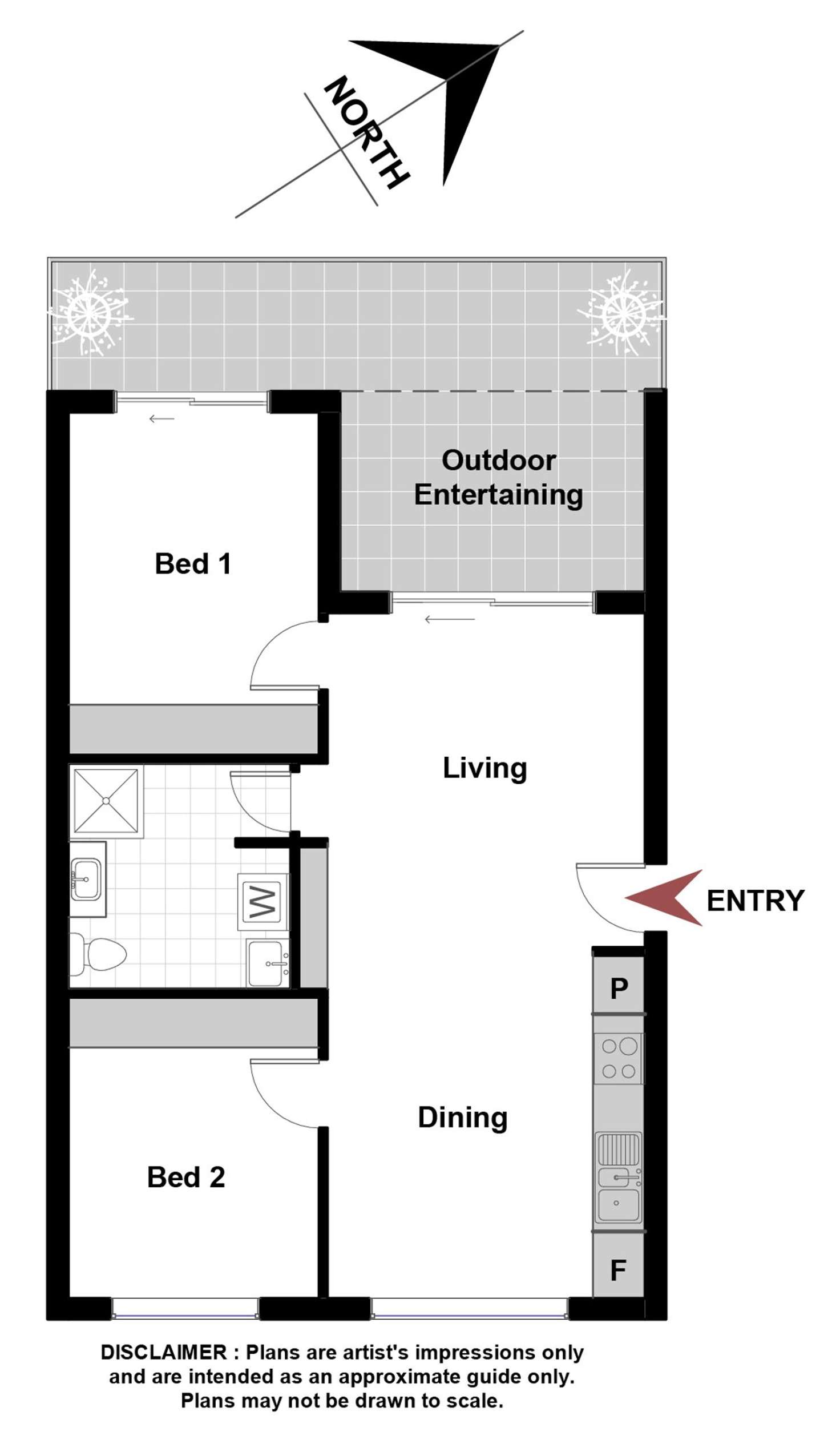 Floorplan of Homely apartment listing, 13/126 Thynne Street, Bruce ACT 2617