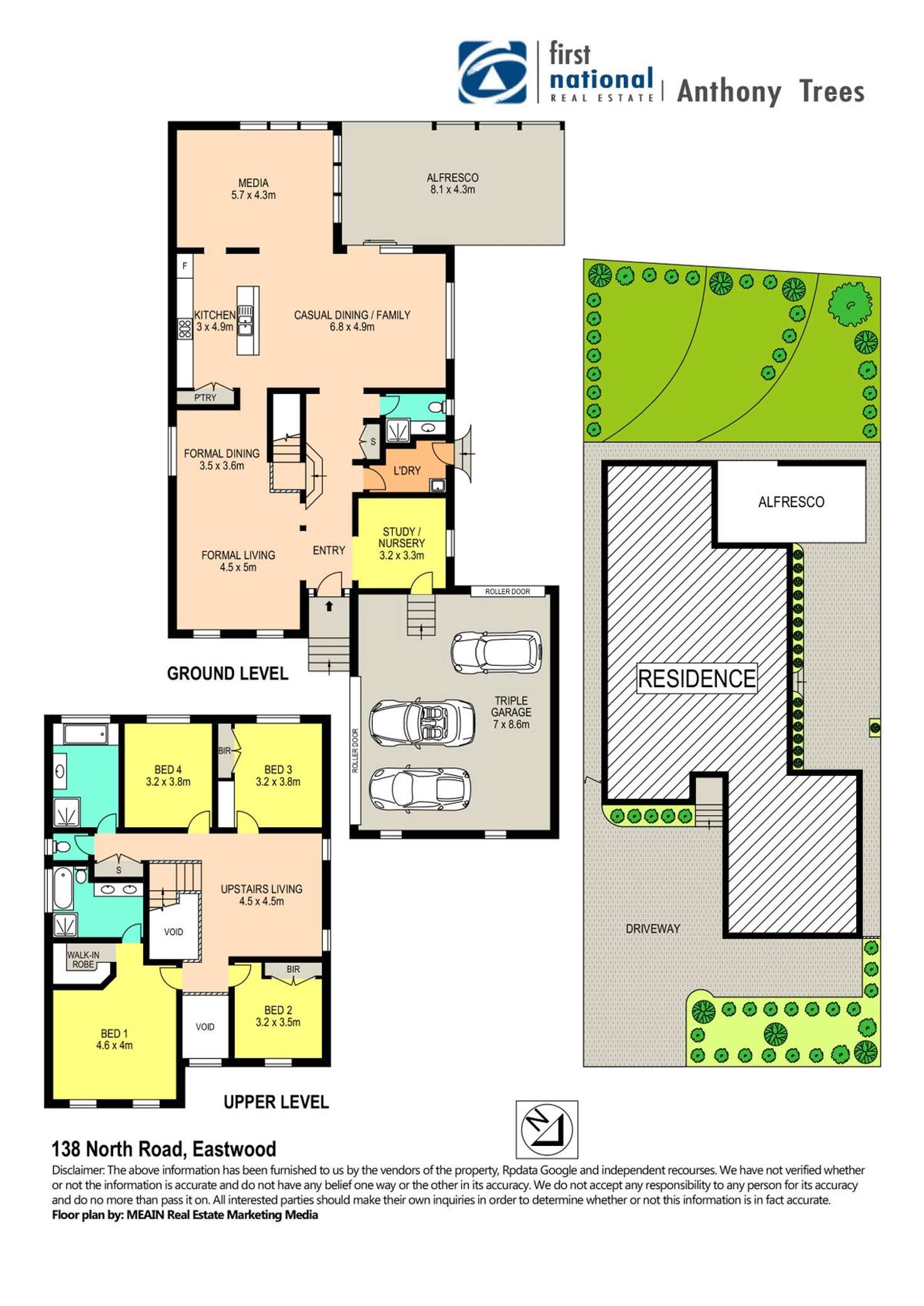 Floorplan of Homely house listing, 138 North Road, Eastwood NSW 2122