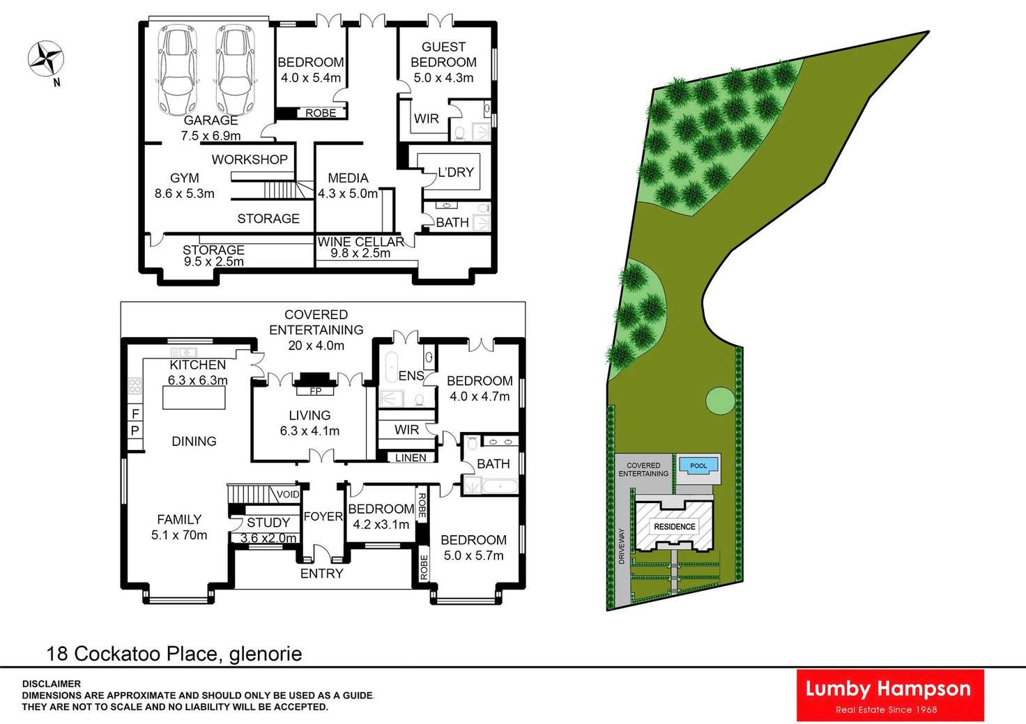 Floorplan of Homely house listing, 18 Cockatoo Place, Glenorie NSW 2157