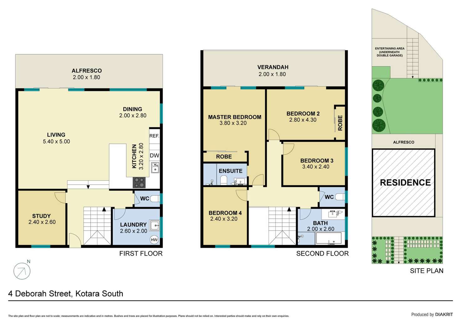 Floorplan of Homely townhouse listing, 4 Deborah Street, Kotara South NSW 2289
