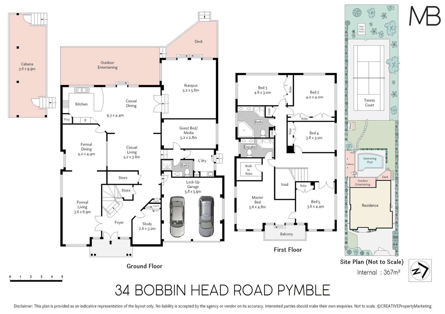 Floorplan of Homely house listing, 34 Bobbin Head Road, Pymble NSW 2073