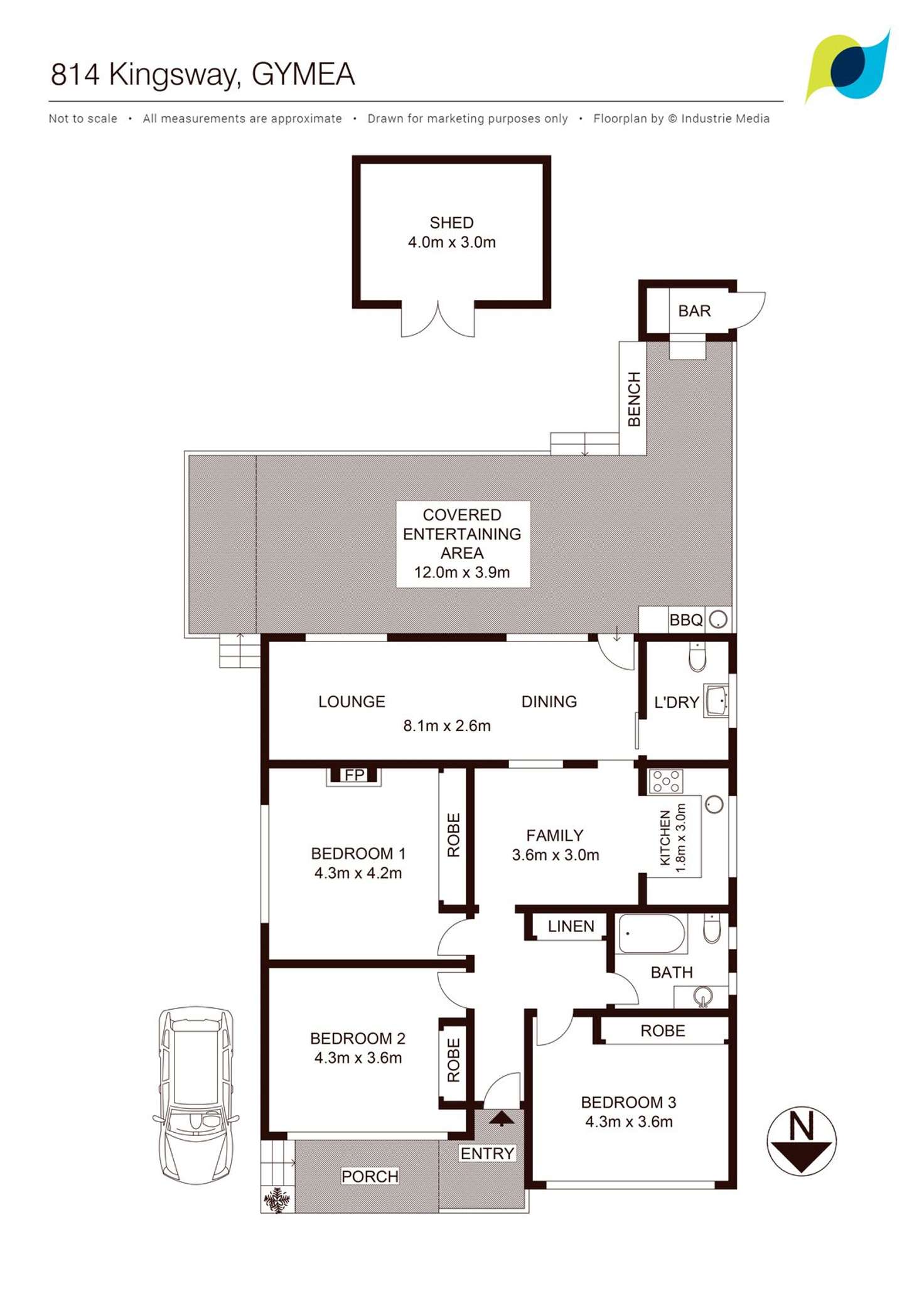 Floorplan of Homely house listing, 814 Kingsway, Gymea NSW 2227
