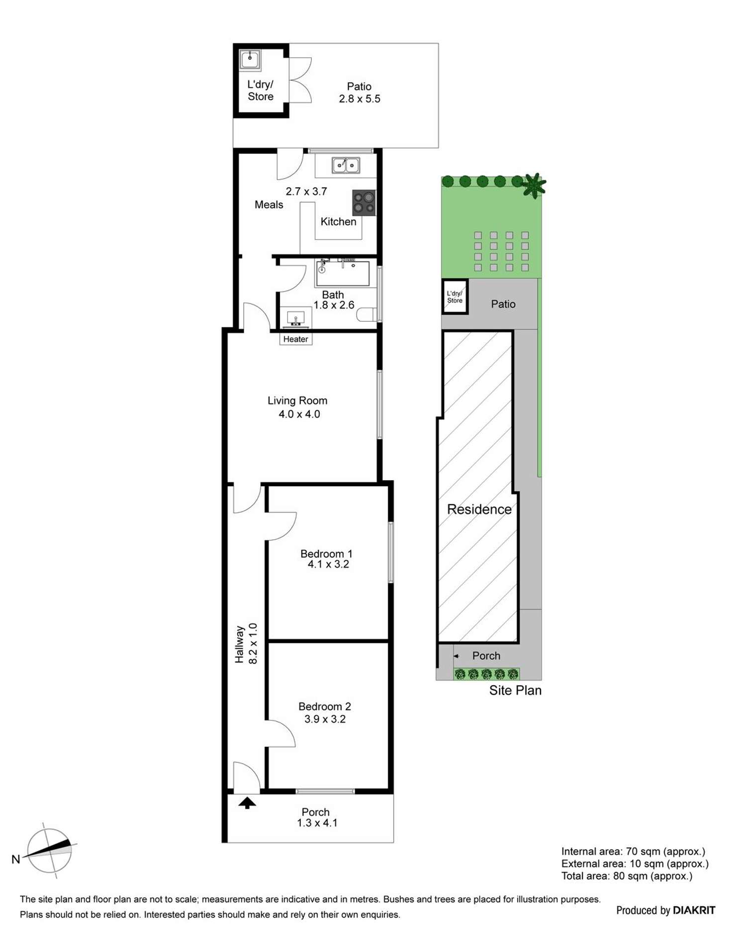 Floorplan of Homely house listing, 63 Collett Street, Kensington VIC 3031