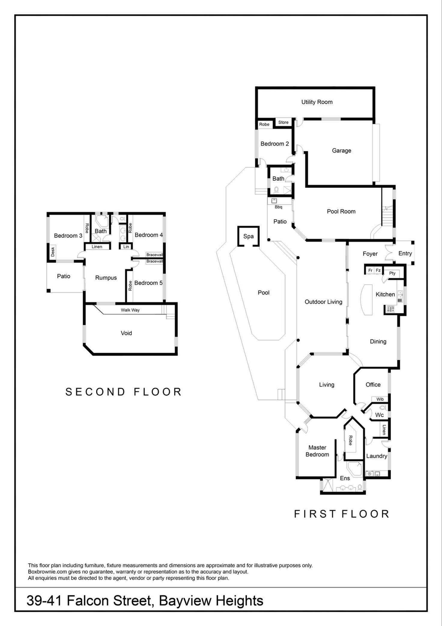 Floorplan of Homely house listing, 39-41 Falcon Street, Bayview Heights QLD 4868