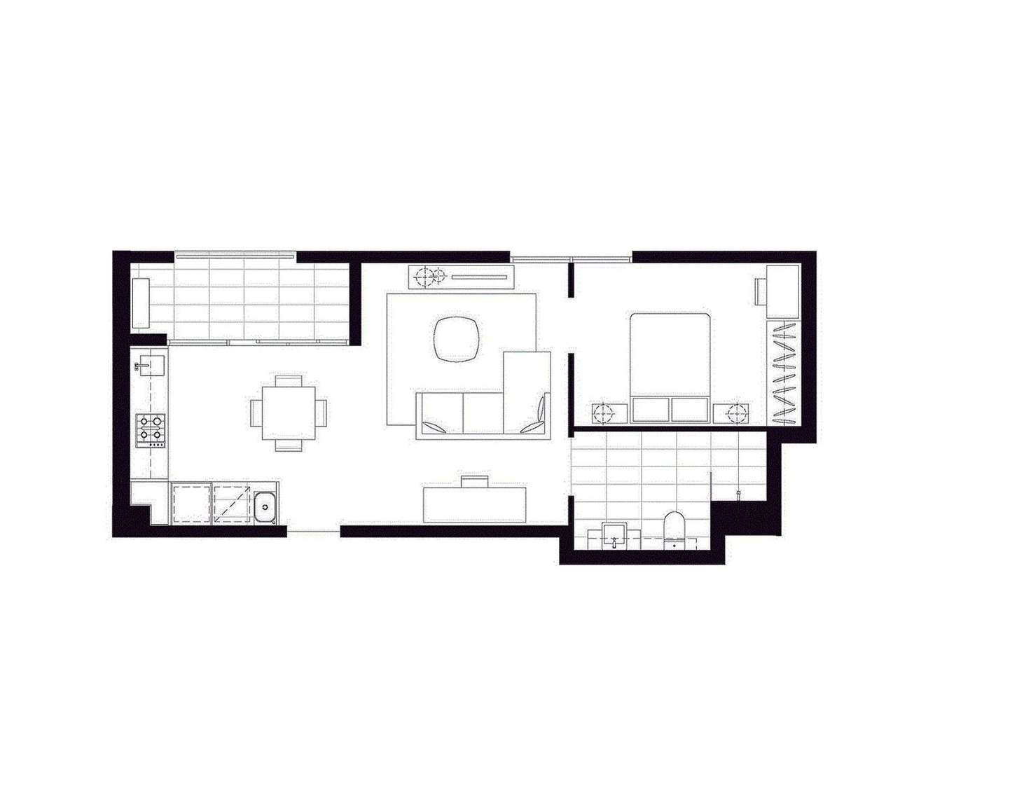 Floorplan of Homely apartment listing, 209/77 Galada Avenue, Parkville VIC 3052