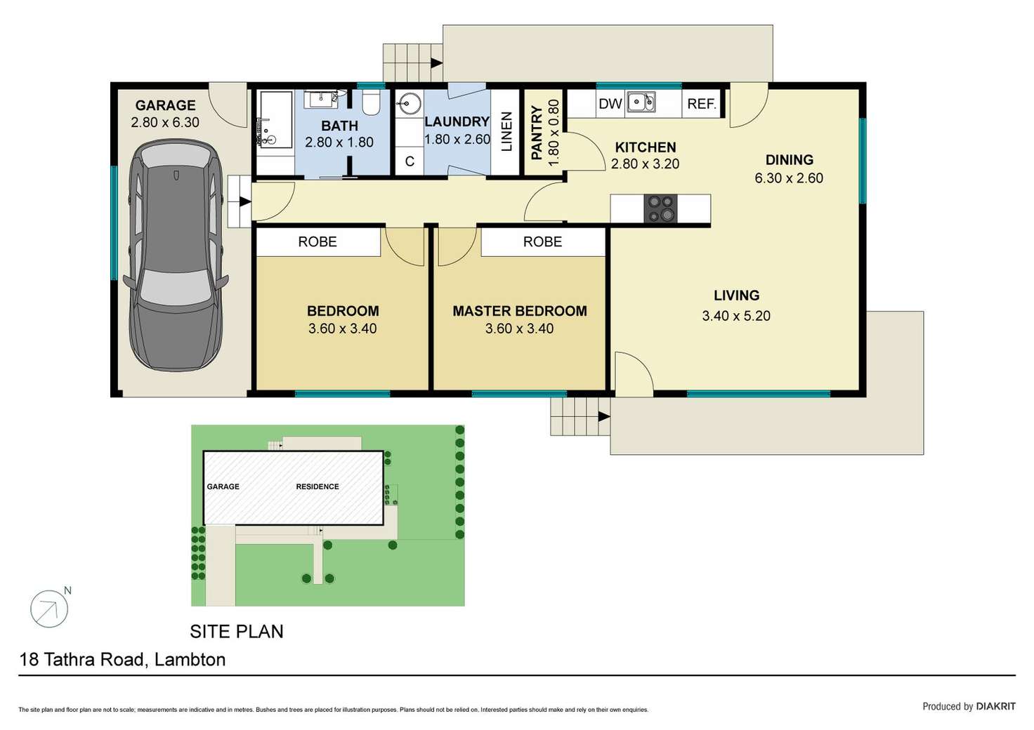 Floorplan of Homely house listing, 18 Tathra Road, Lambton NSW 2299