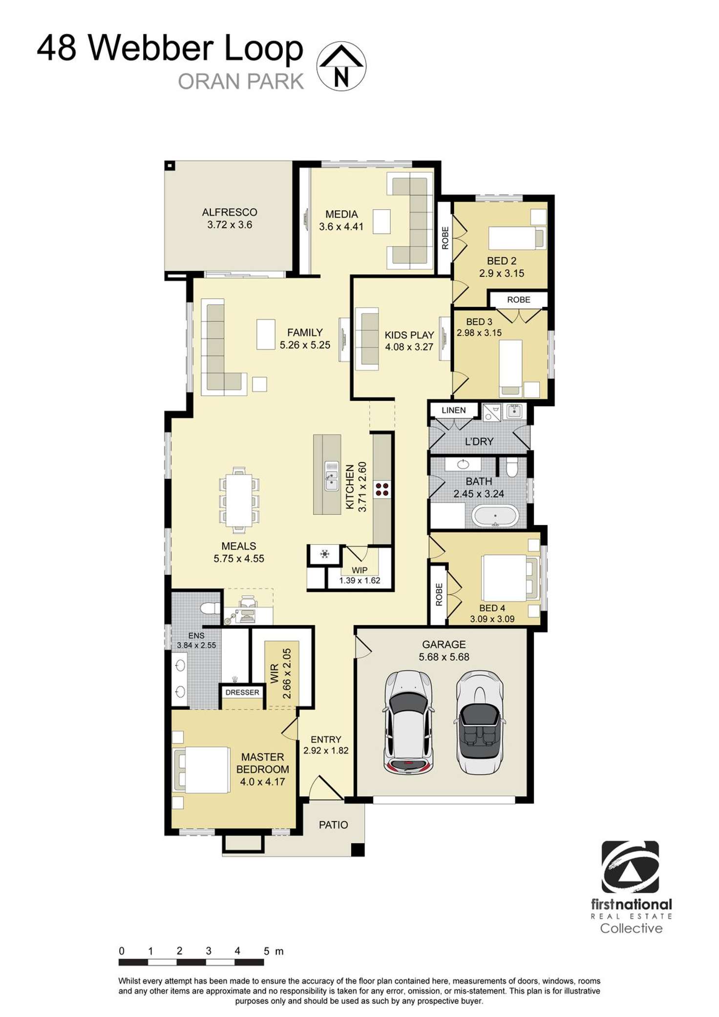 Floorplan of Homely house listing, 48 Webber Loop, Oran Park NSW 2570