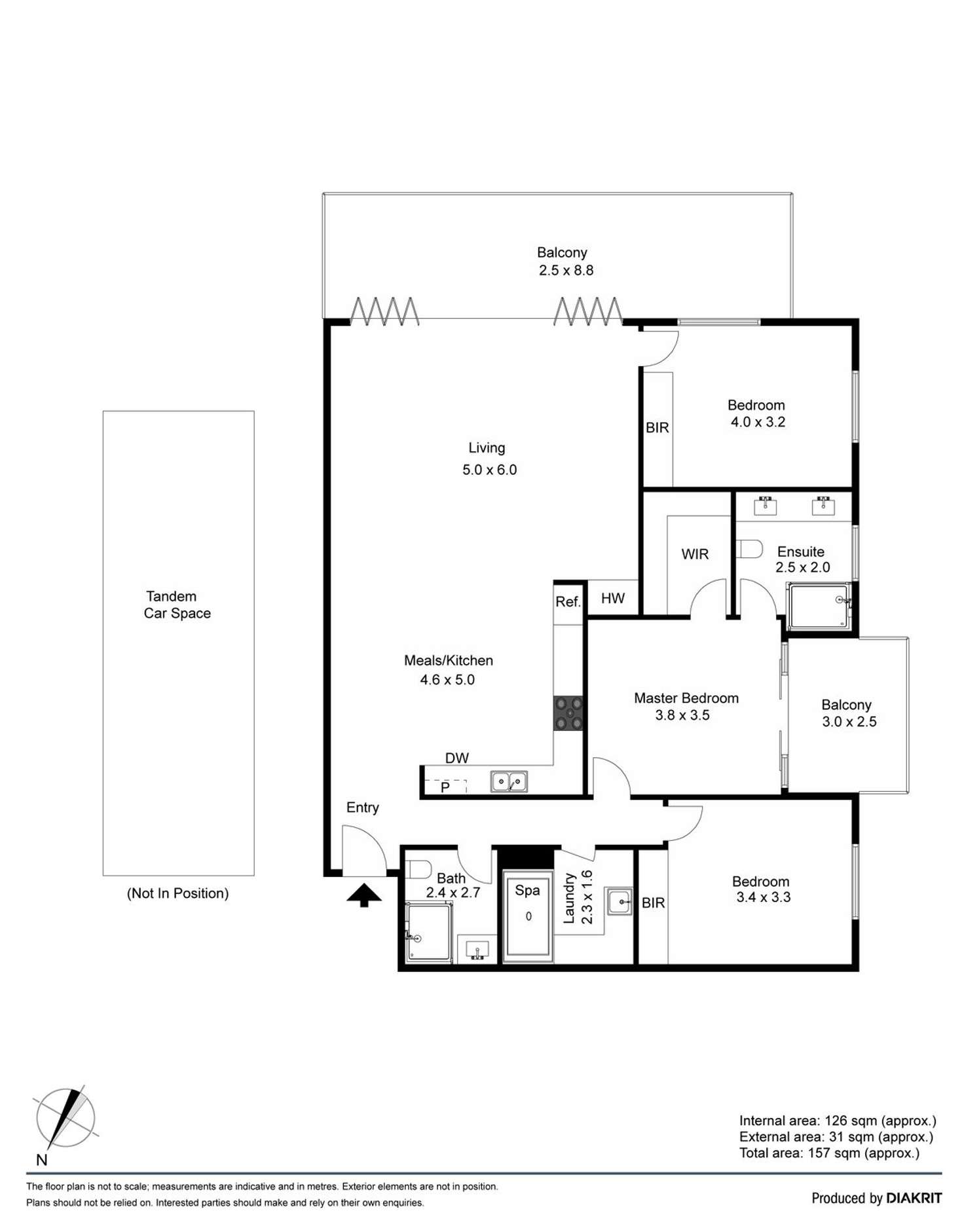 Floorplan of Homely apartment listing, 27/157 Epsom Road, Ascot Vale VIC 3032