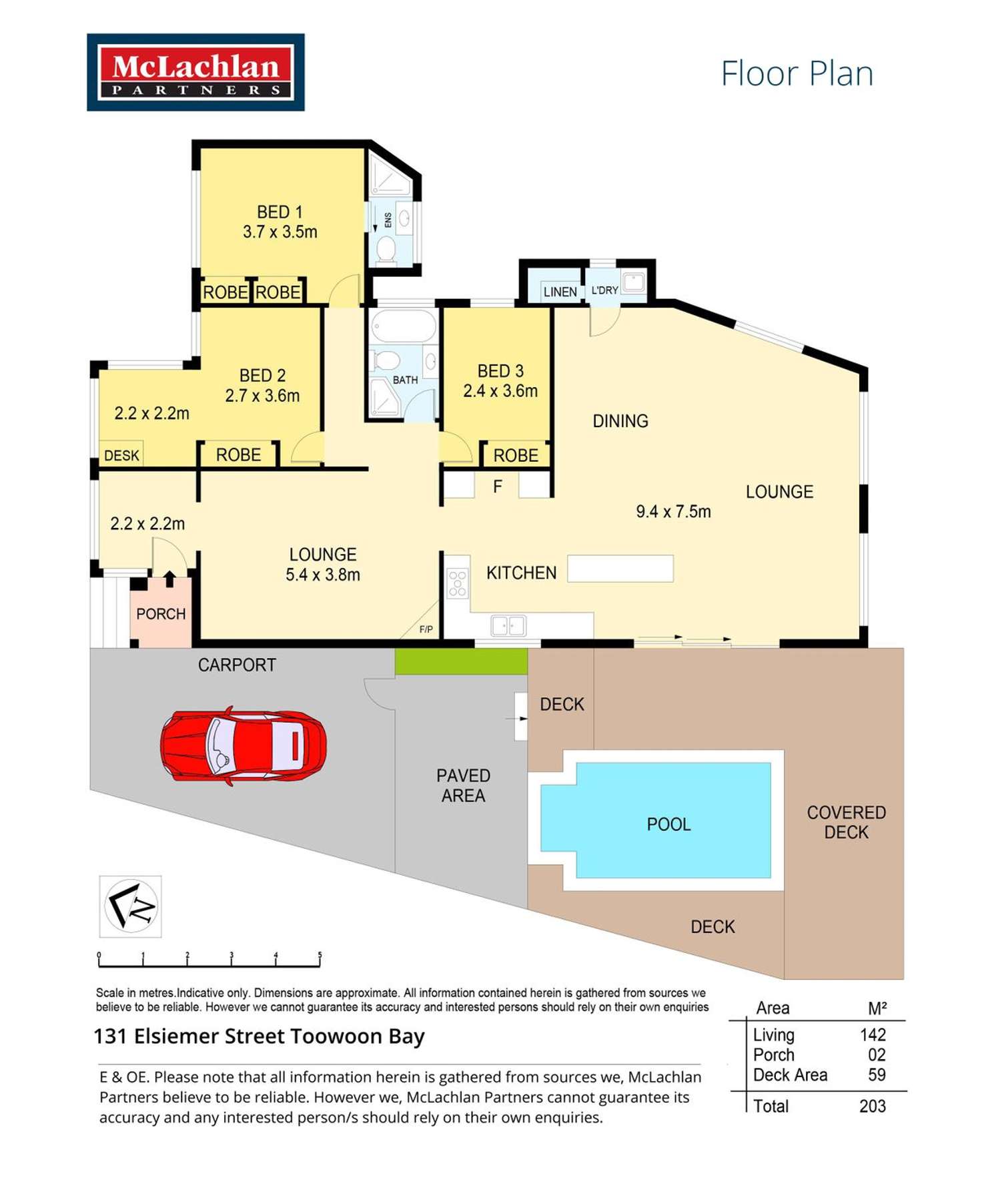Floorplan of Homely house listing, 131 Elsiemer Street, Toowoon Bay NSW 2261