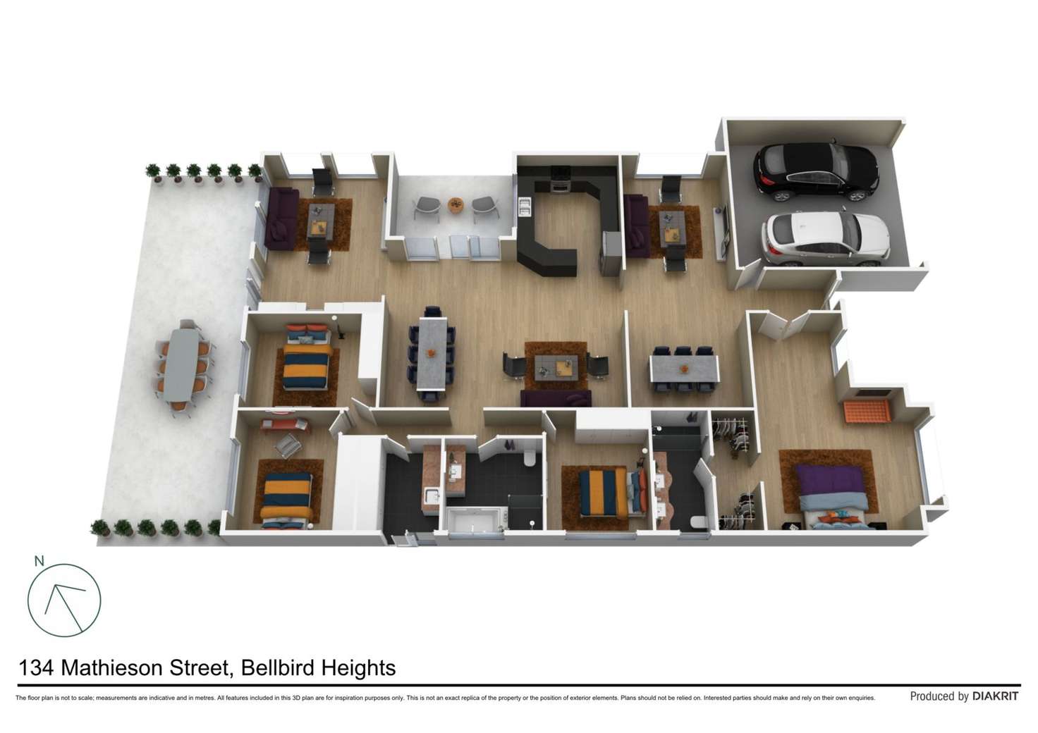 Floorplan of Homely house listing, 134 Mathieson Street, Bellbird Heights NSW 2325