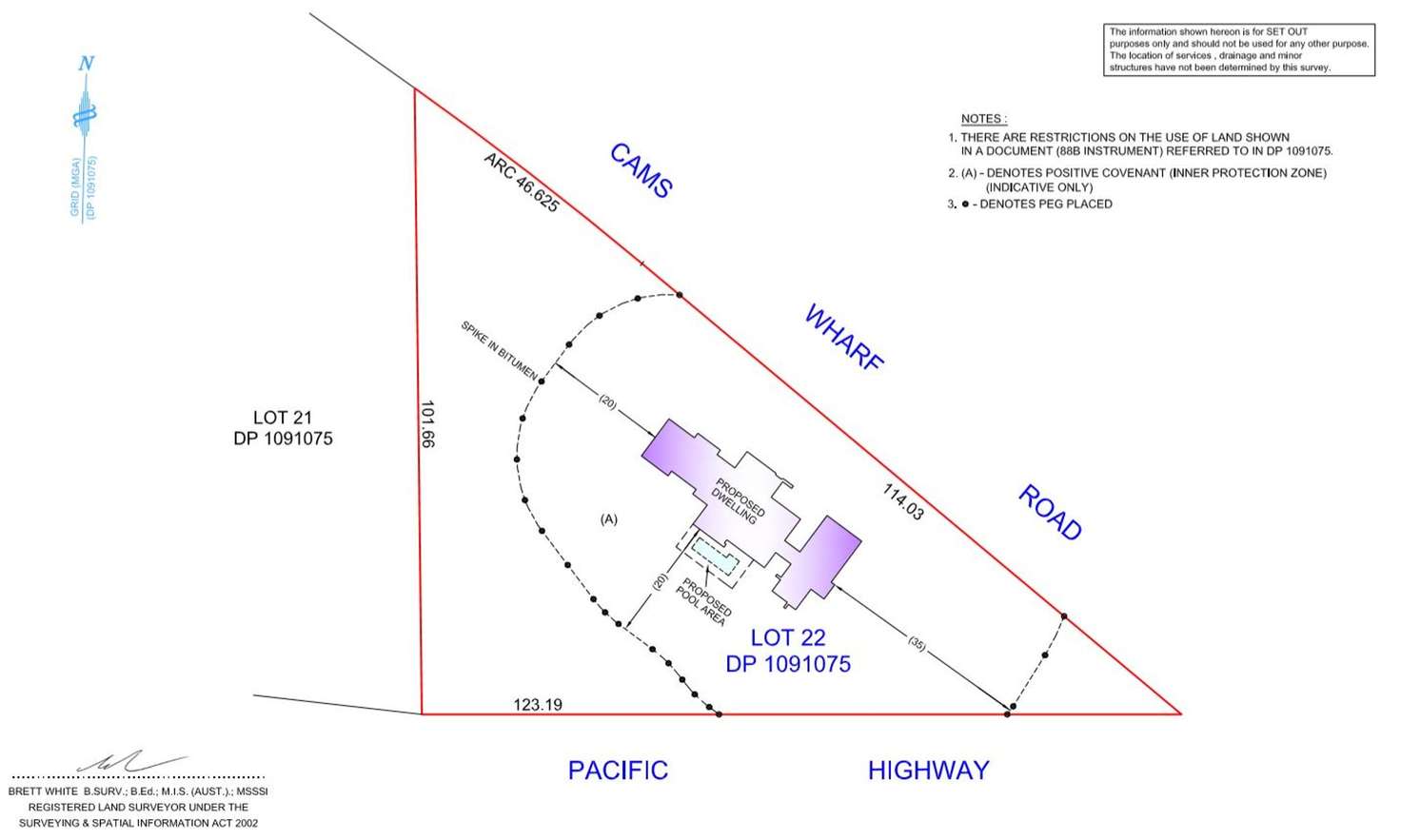 Floorplan of Homely residentialLand listing, 1A Cams Wharf Road, Cams Wharf NSW 2281