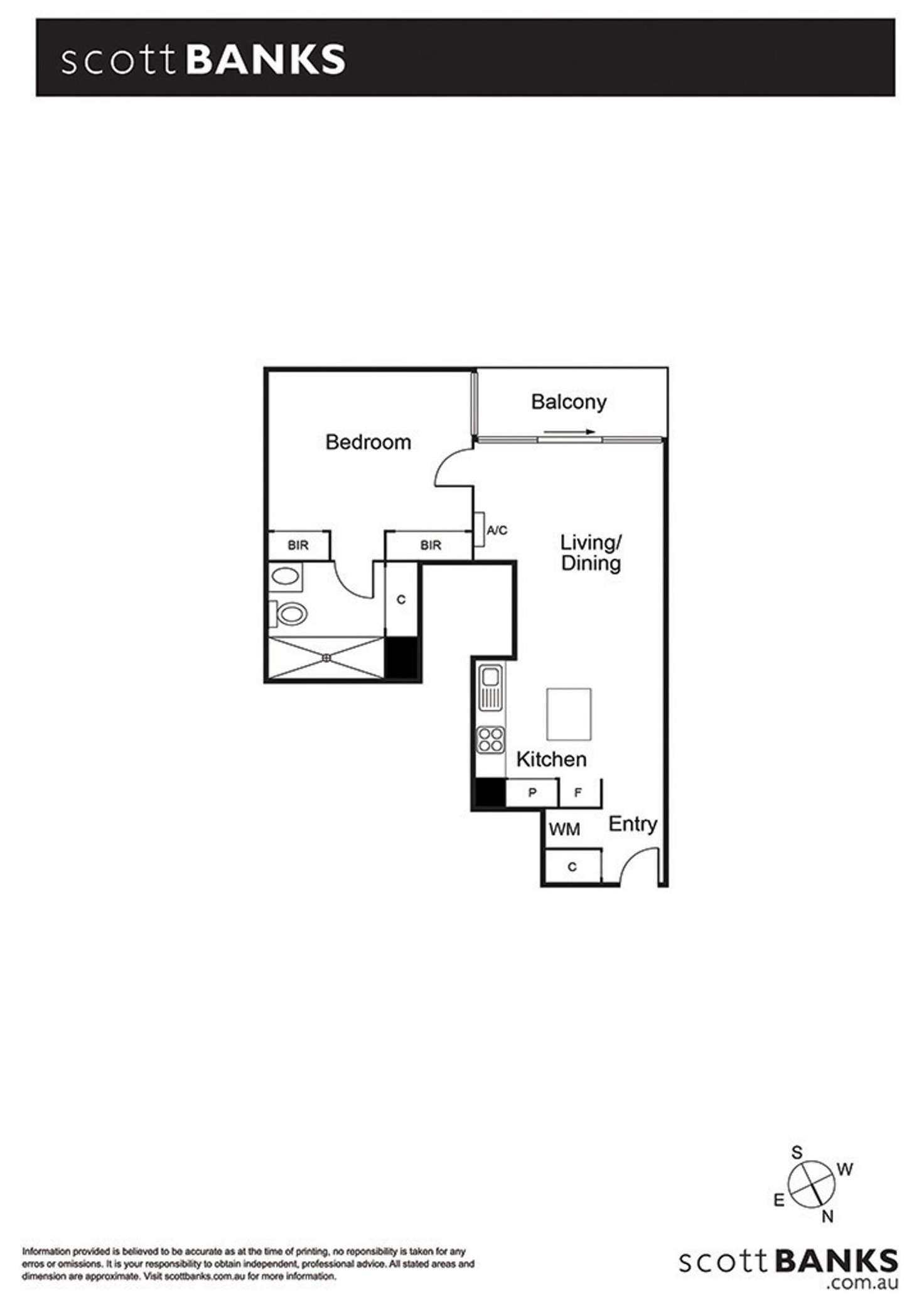 Floorplan of Homely apartment listing, 801/50 Albert Road, South Melbourne VIC 3205