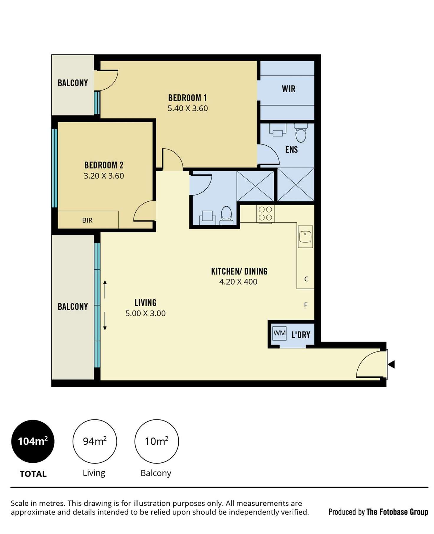 Floorplan of Homely apartment listing, 1510/160 Grote Street, Adelaide SA 5000