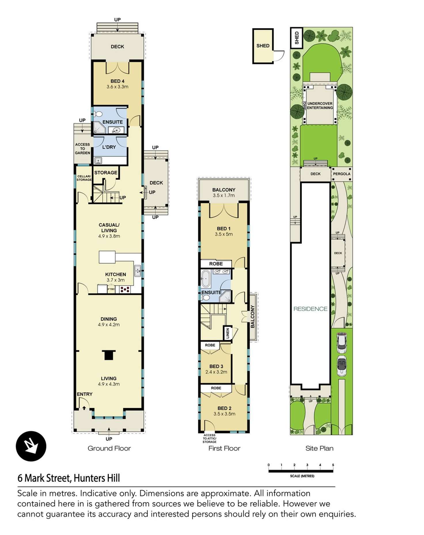 Floorplan of Homely house listing, 6 Mark Street, Hunters Hill NSW 2110