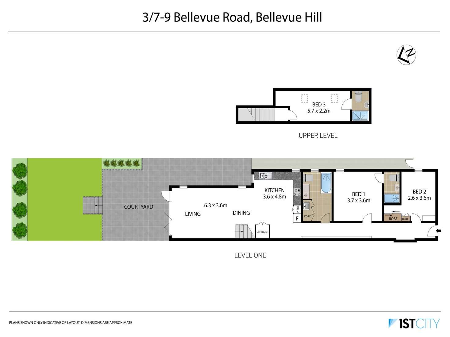 Floorplan of Homely apartment listing, 3/7-9 Bellevue Road, Bellevue Hill NSW 2023