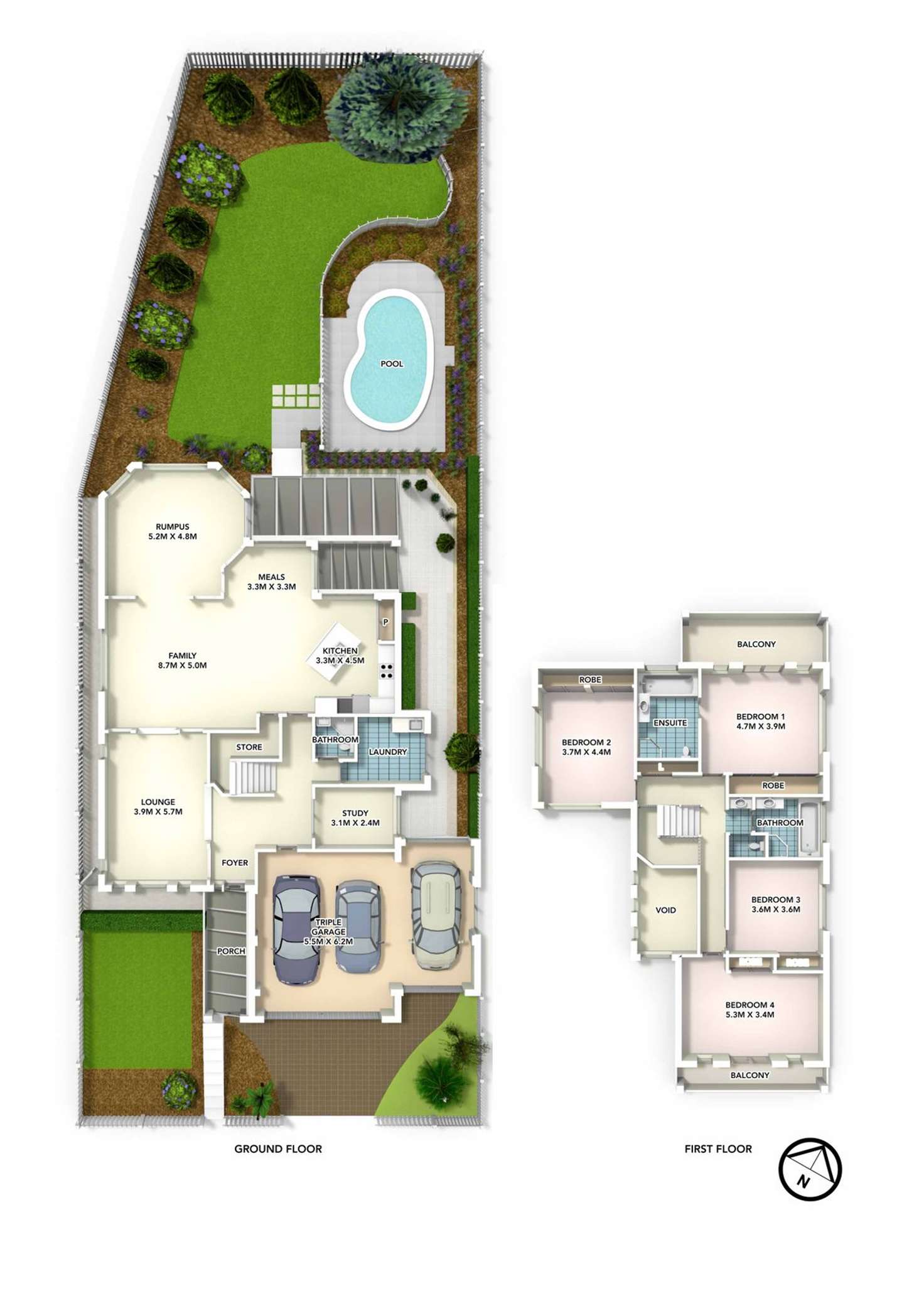 Floorplan of Homely house listing, 1 Stanbury Street, Gladesville NSW 2111