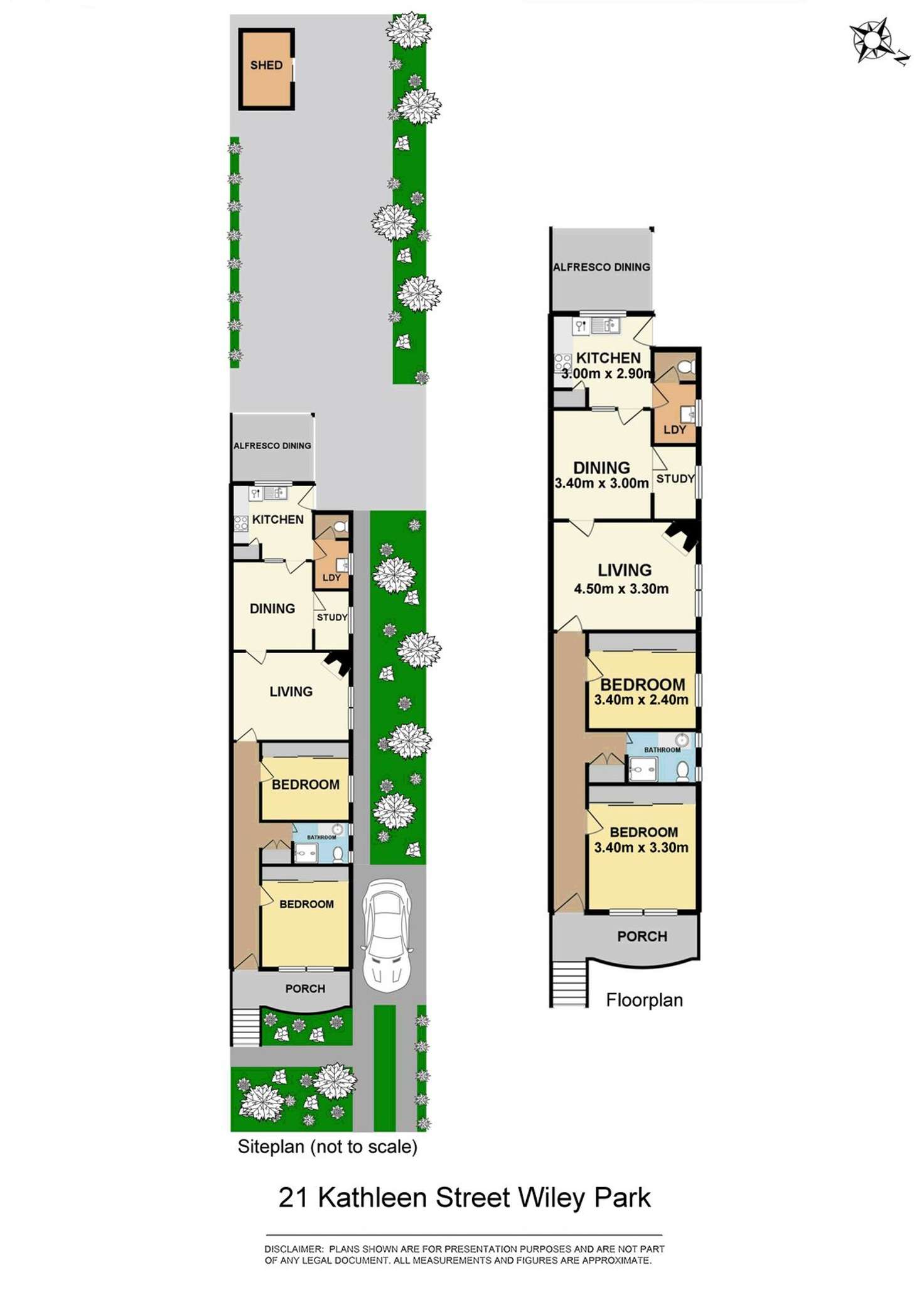 Floorplan of Homely house listing, 21 Kathleen Street, Wiley Park NSW 2195