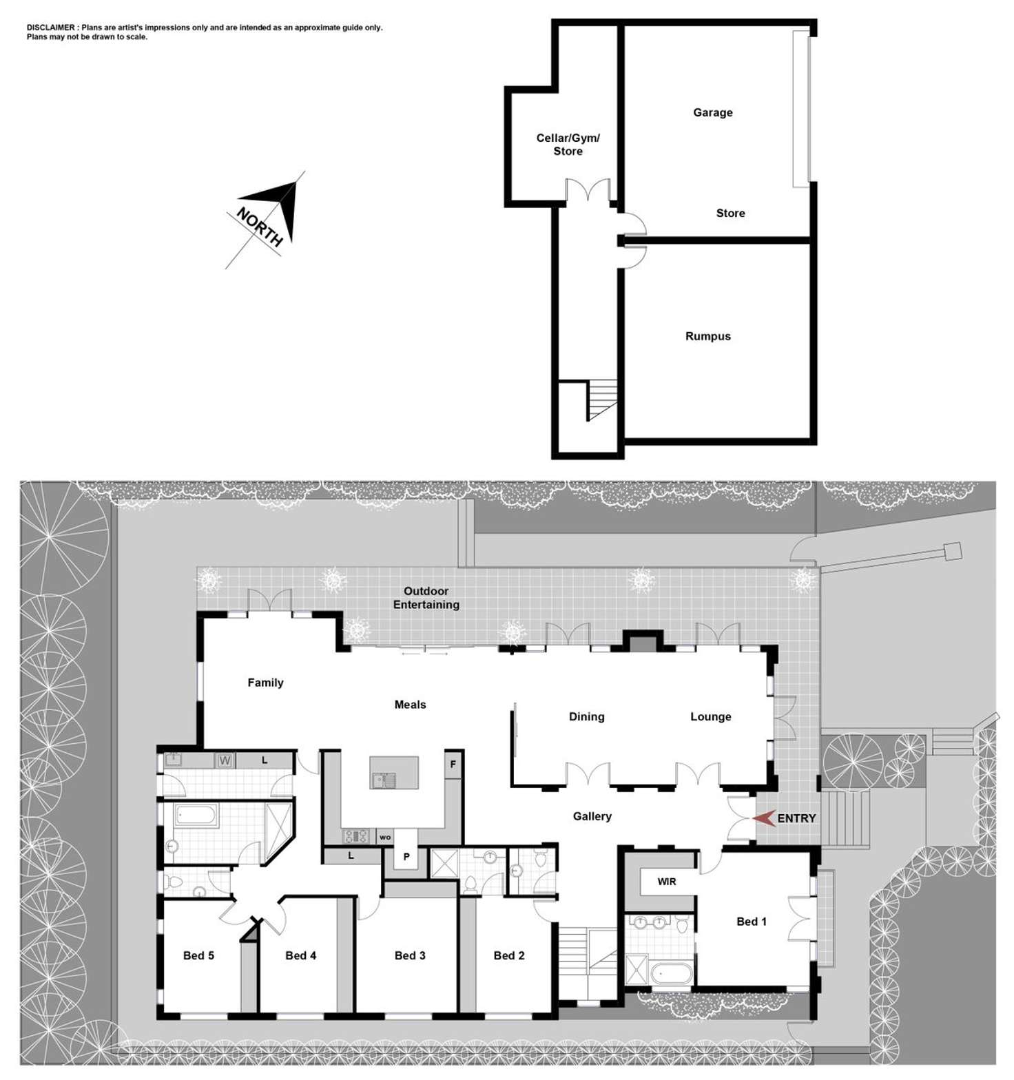 Floorplan of Homely house listing, 16 Roebuck Street, Red Hill ACT 2603