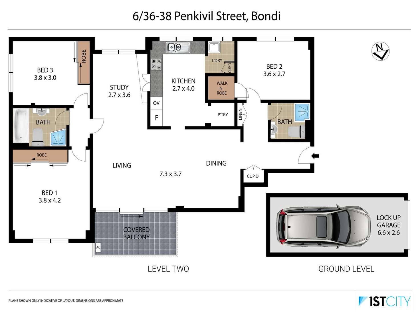 Floorplan of Homely apartment listing, 6/36-38 Penkivil Street, Bondi NSW 2026