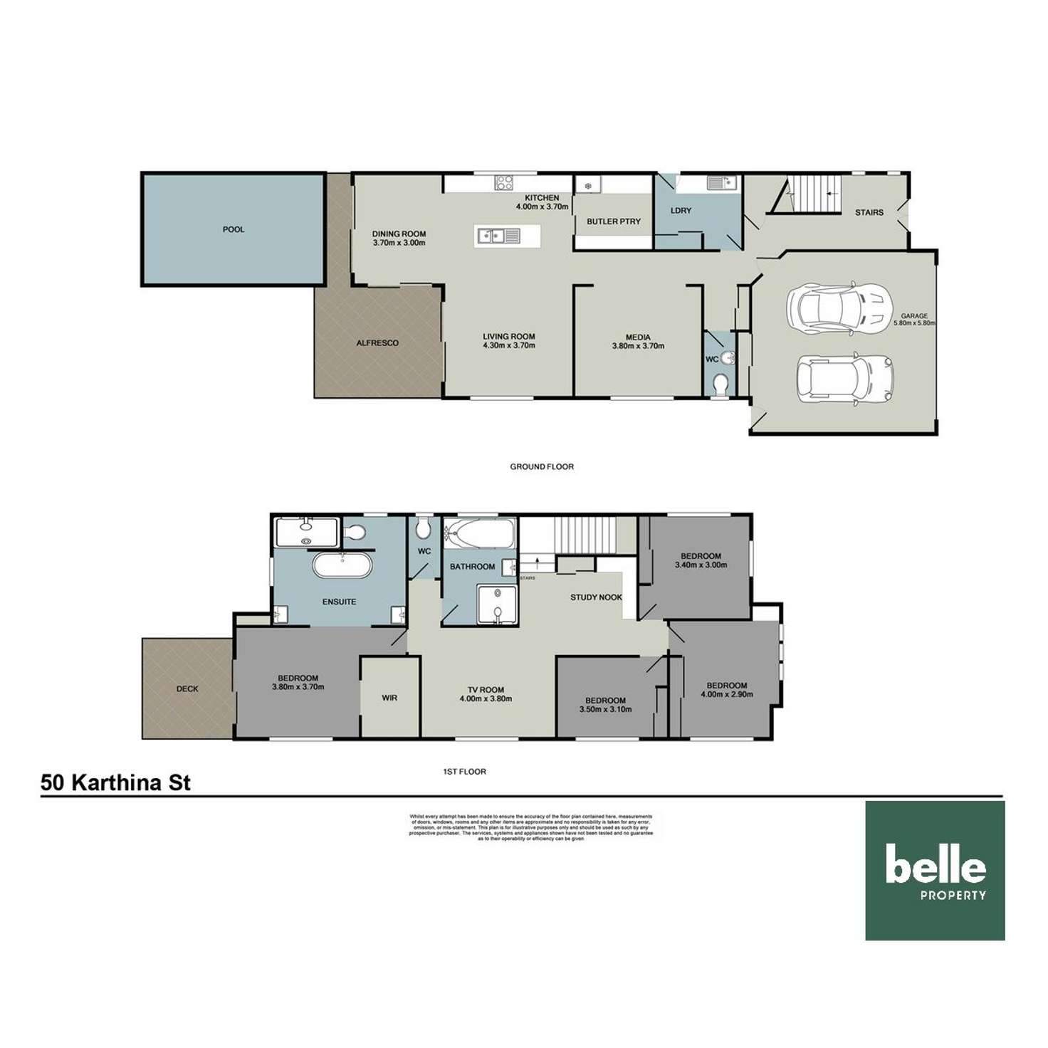 Floorplan of Homely house listing, 50 Karthina Street, Bulimba QLD 4171