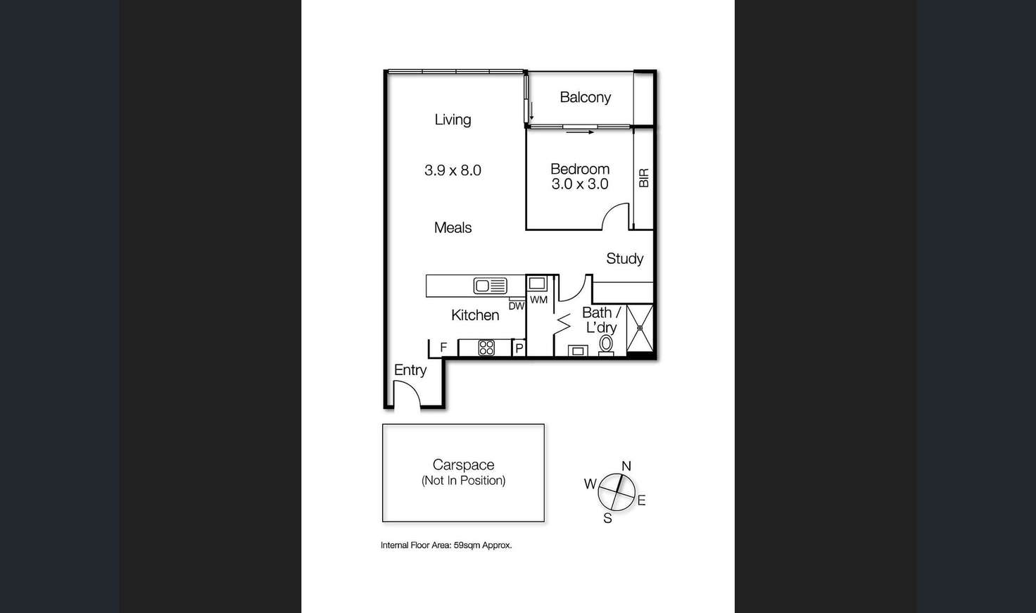 Floorplan of Homely apartment listing, 212/70 Queens Road, Melbourne VIC 3004